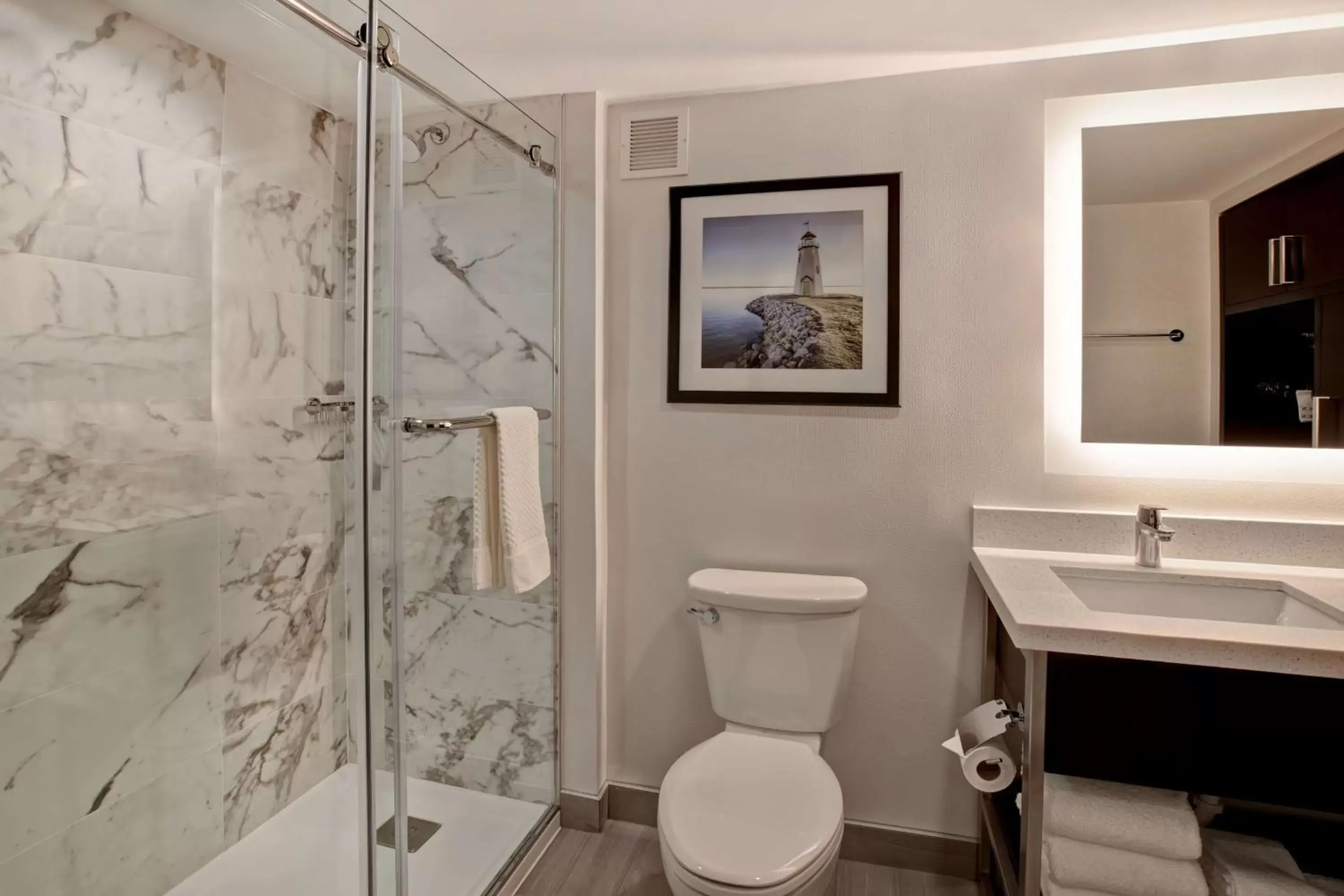 Bathroom in Embassy Suites By Hilton Oklahoma City Northwest