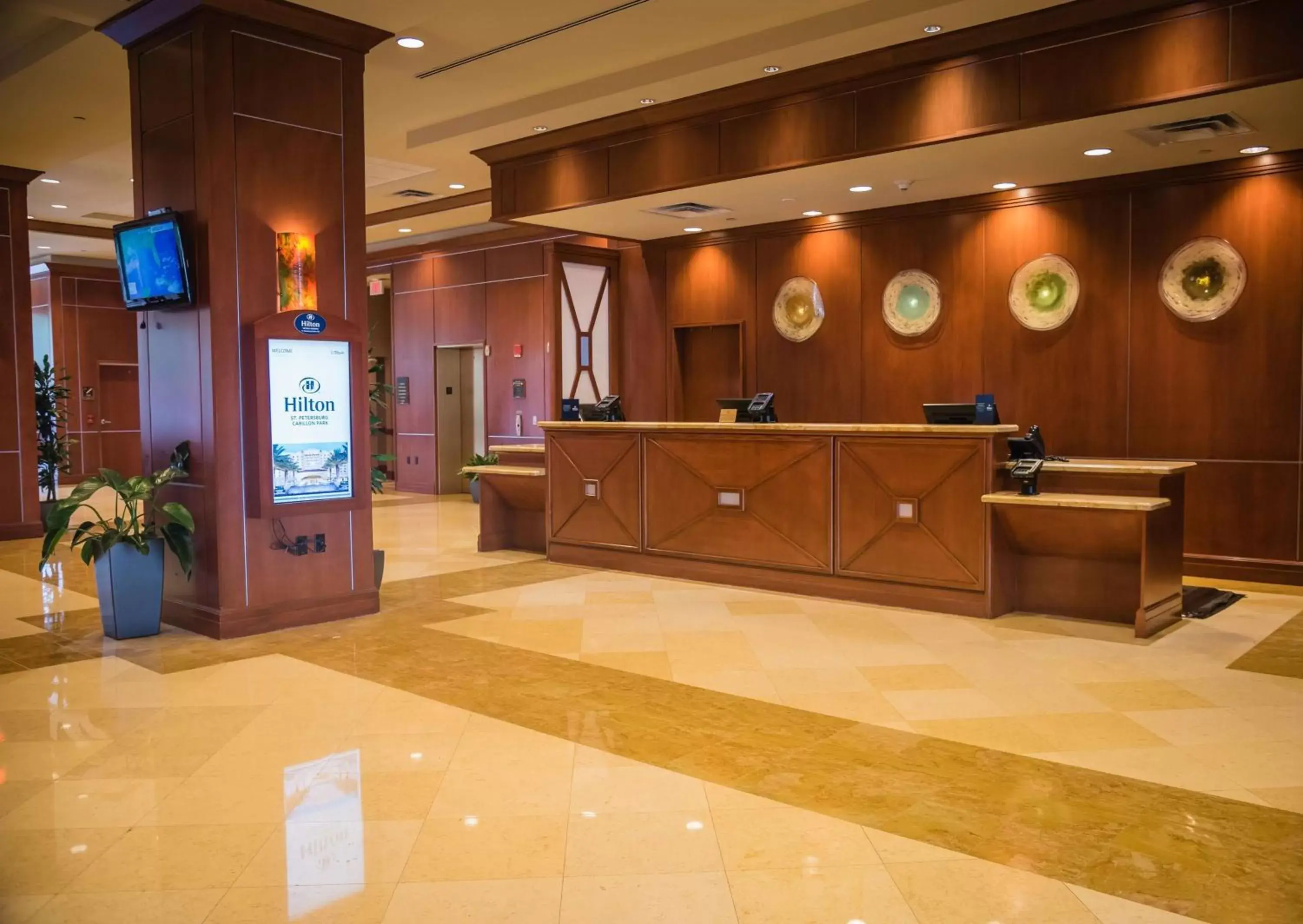 Lobby or reception, Lobby/Reception in Hilton St. Petersburg Carillon Park