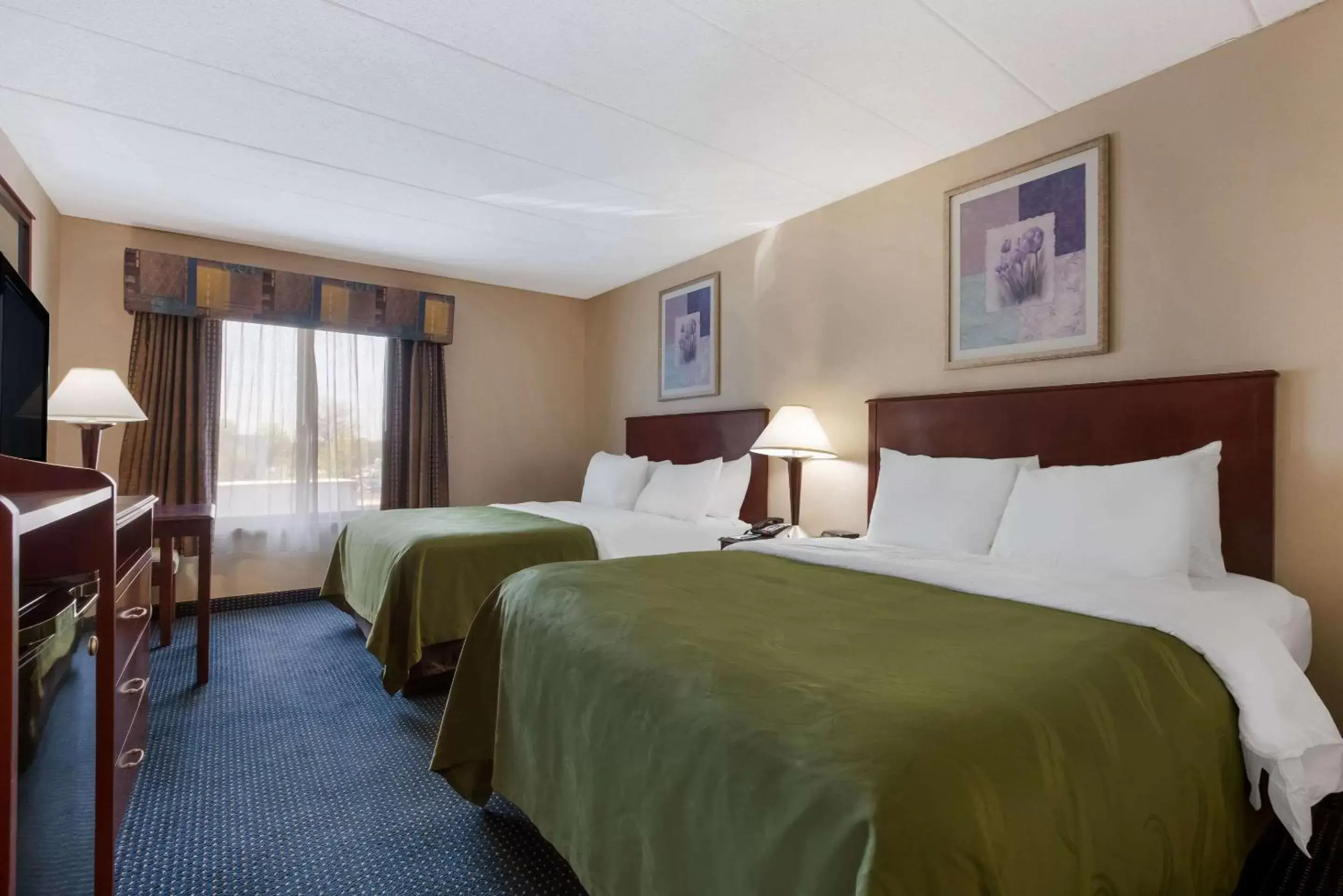 Queen Room with Two Queen Beds - Non-Smoking in Quality Inn Near Princeton