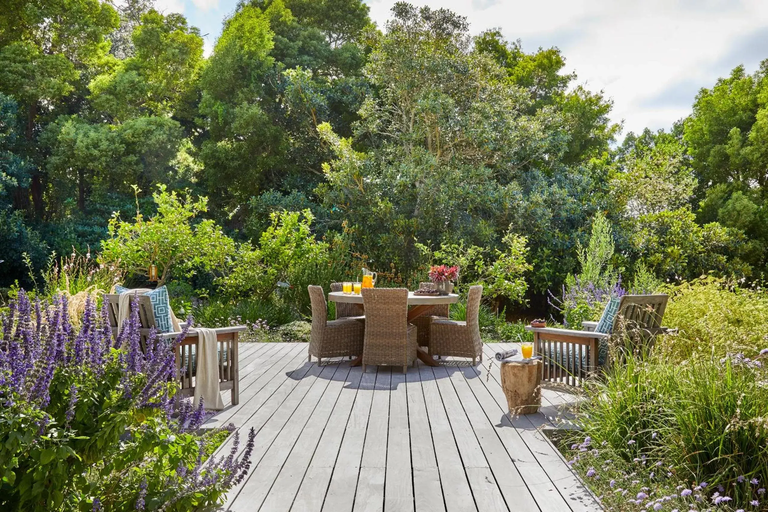 Patio, Garden in The Thatch House Hermanus