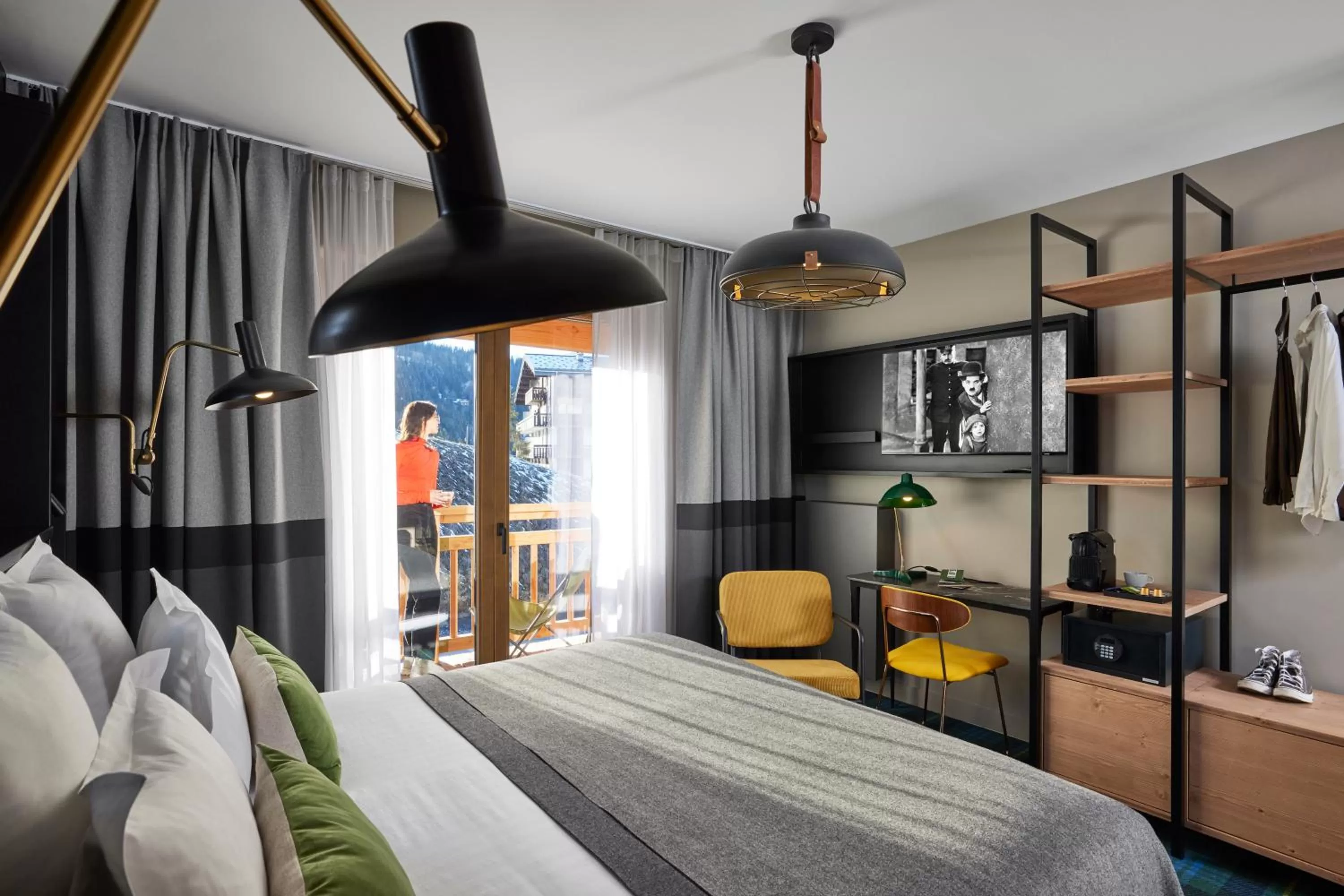 Bed in Chalet Alpen Valley, Mont-Blanc