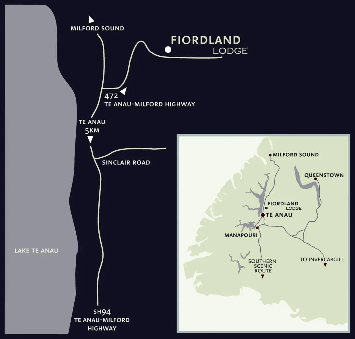 Floor Plan in Fiordland Lodge