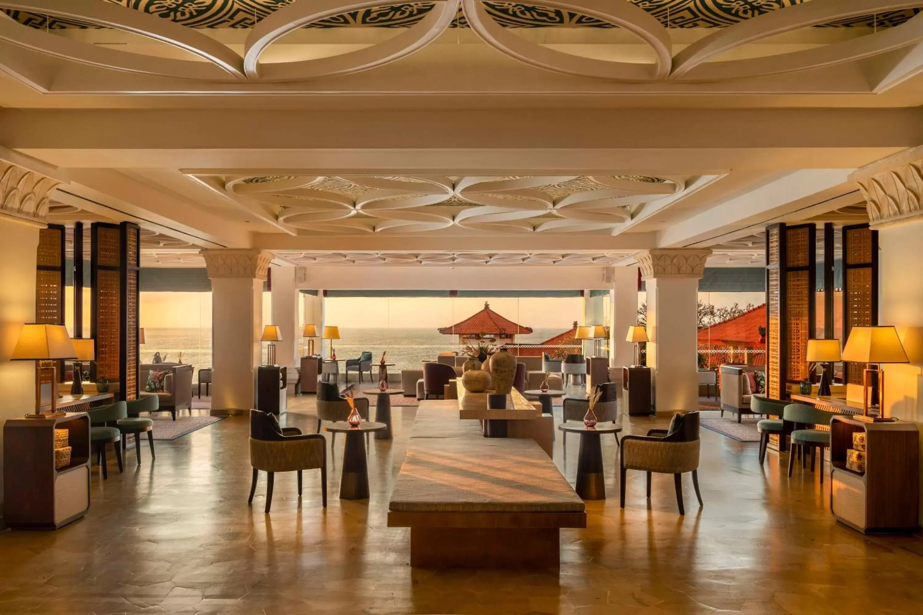 Lobby or reception, Restaurant/Places to Eat in Hilton Bali Resort