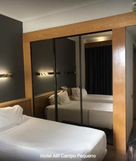 Bed in Hotel Alif Campo Pequeno