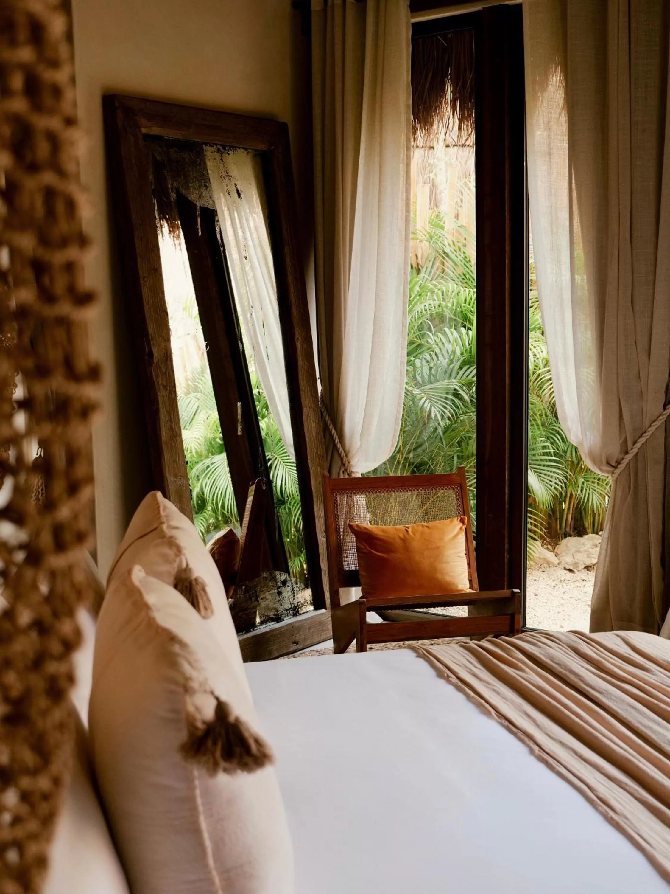 Bed in Hotel Muaré Tulum Wellness and Spa