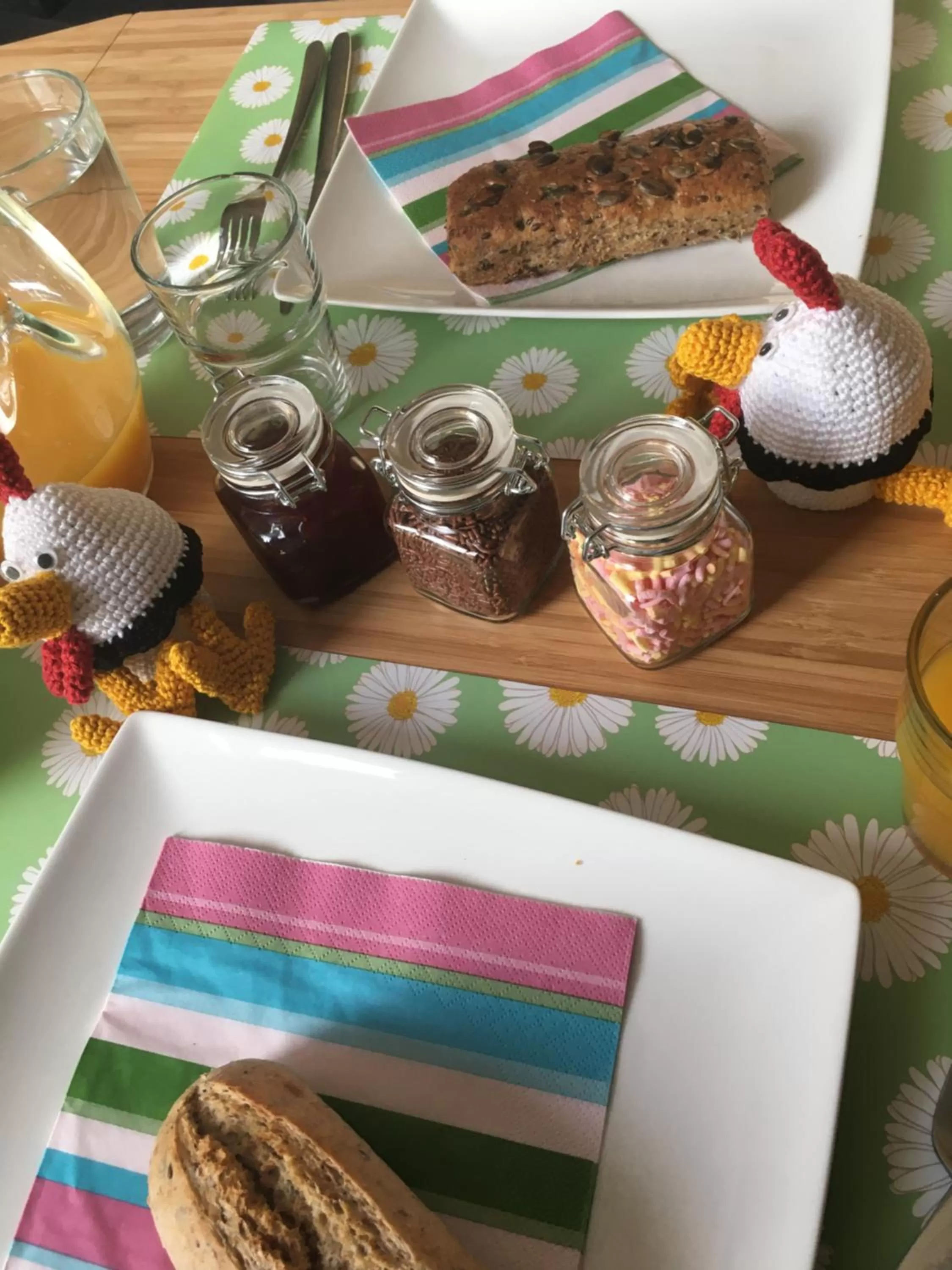 Continental breakfast in B&B de Loeff