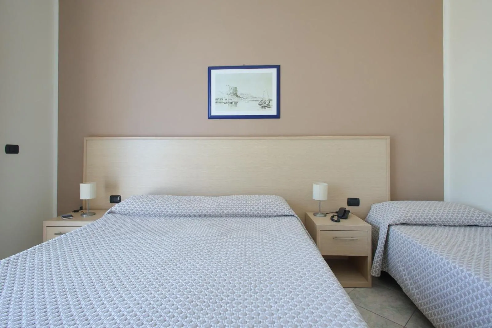 Bed in Hotel Tourist