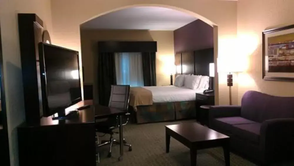 Photo of the whole room, TV/Entertainment Center in Holiday Inn Express Baton Rouge North, an IHG Hotel