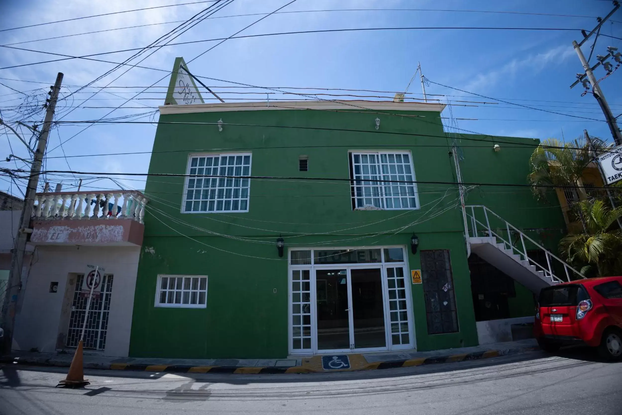 Facade/entrance, Property Building in Hotel Nicte-Ha