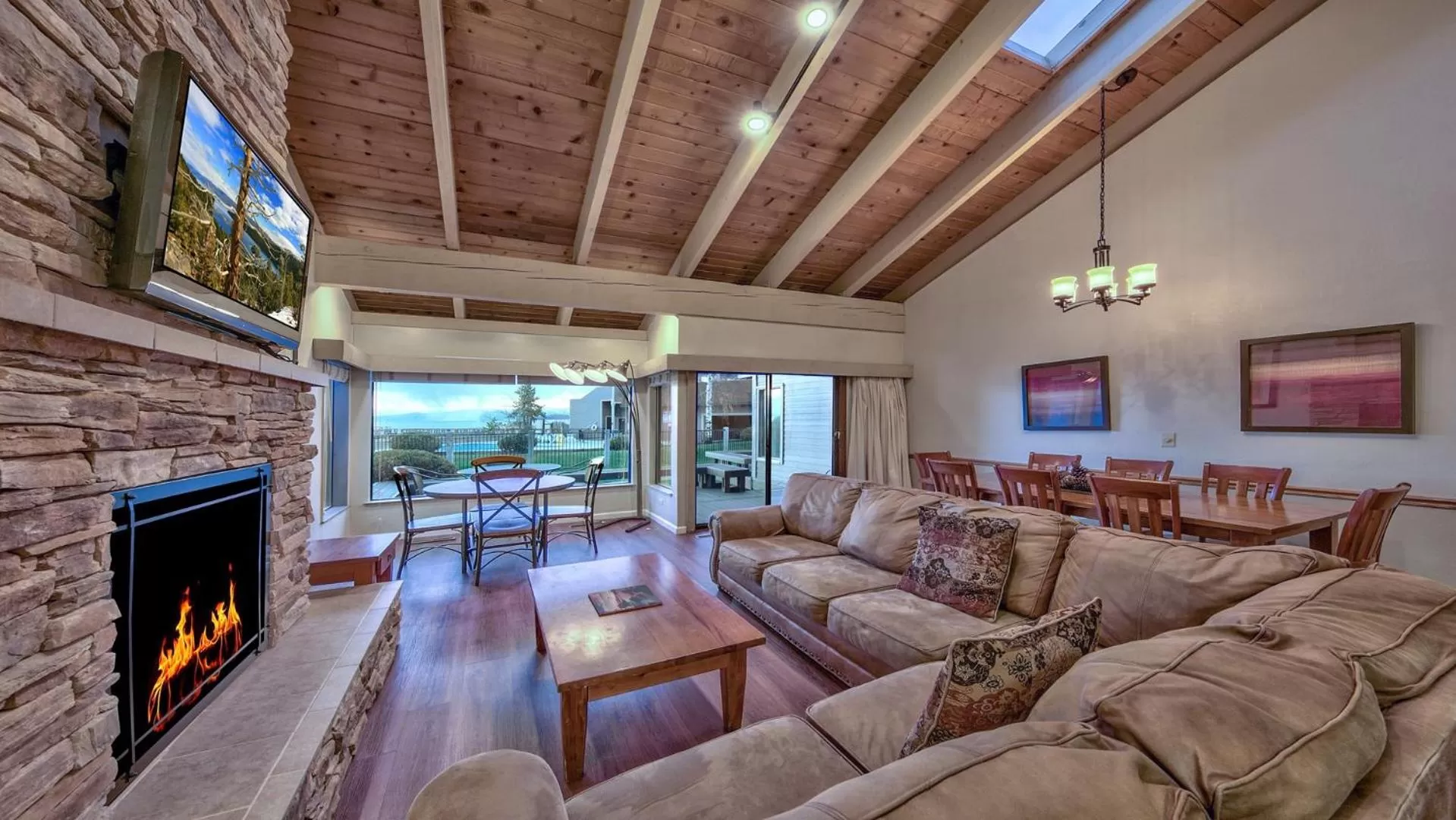 Seating Area in Lakeland Village at Heavenly