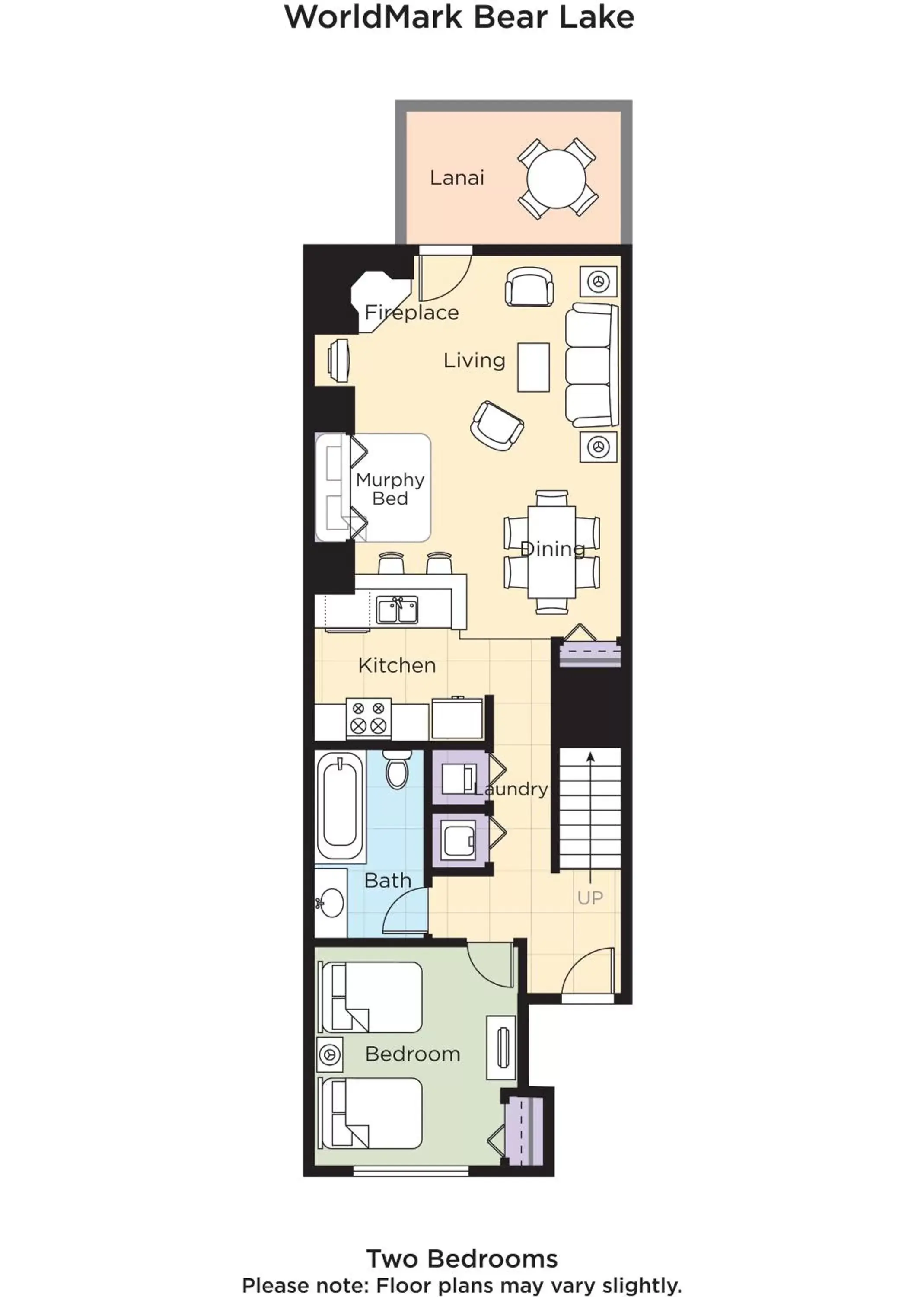 Floor Plan in WorldMark Bear Lake