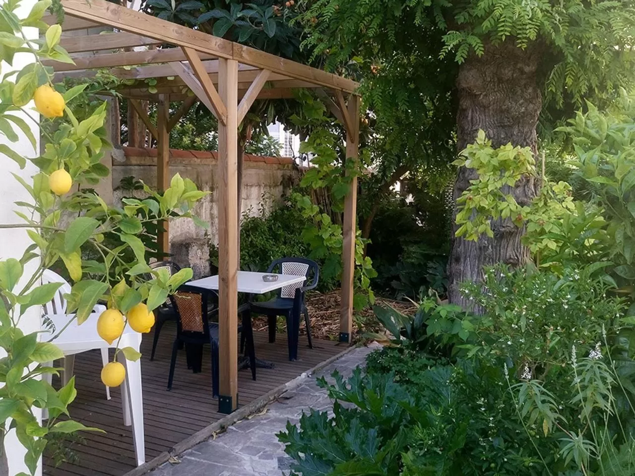 Patio in Le Clos Chez Michel