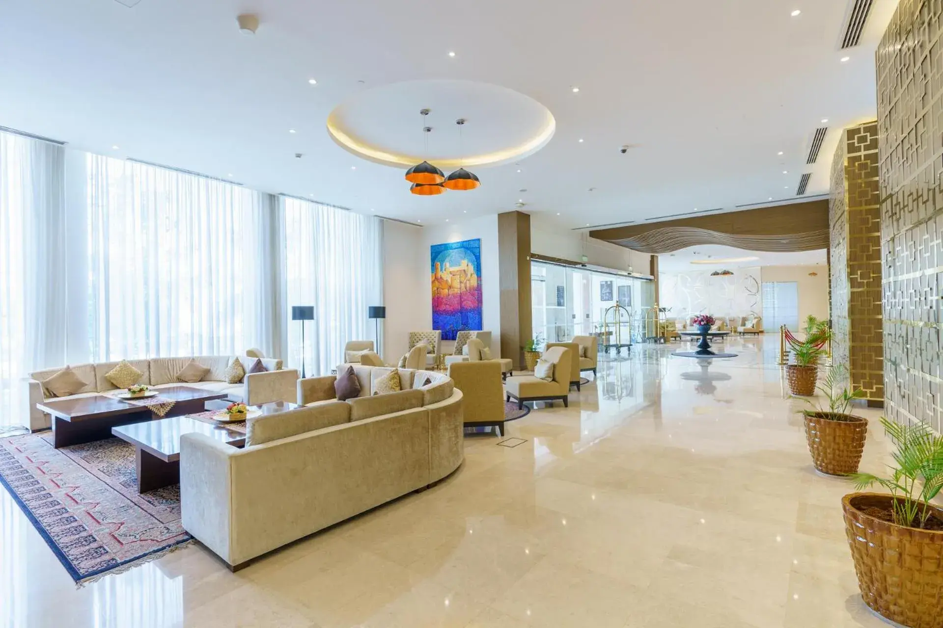 Lobby or reception in Levatio Suites Muscat, a member of Radisson Individuals