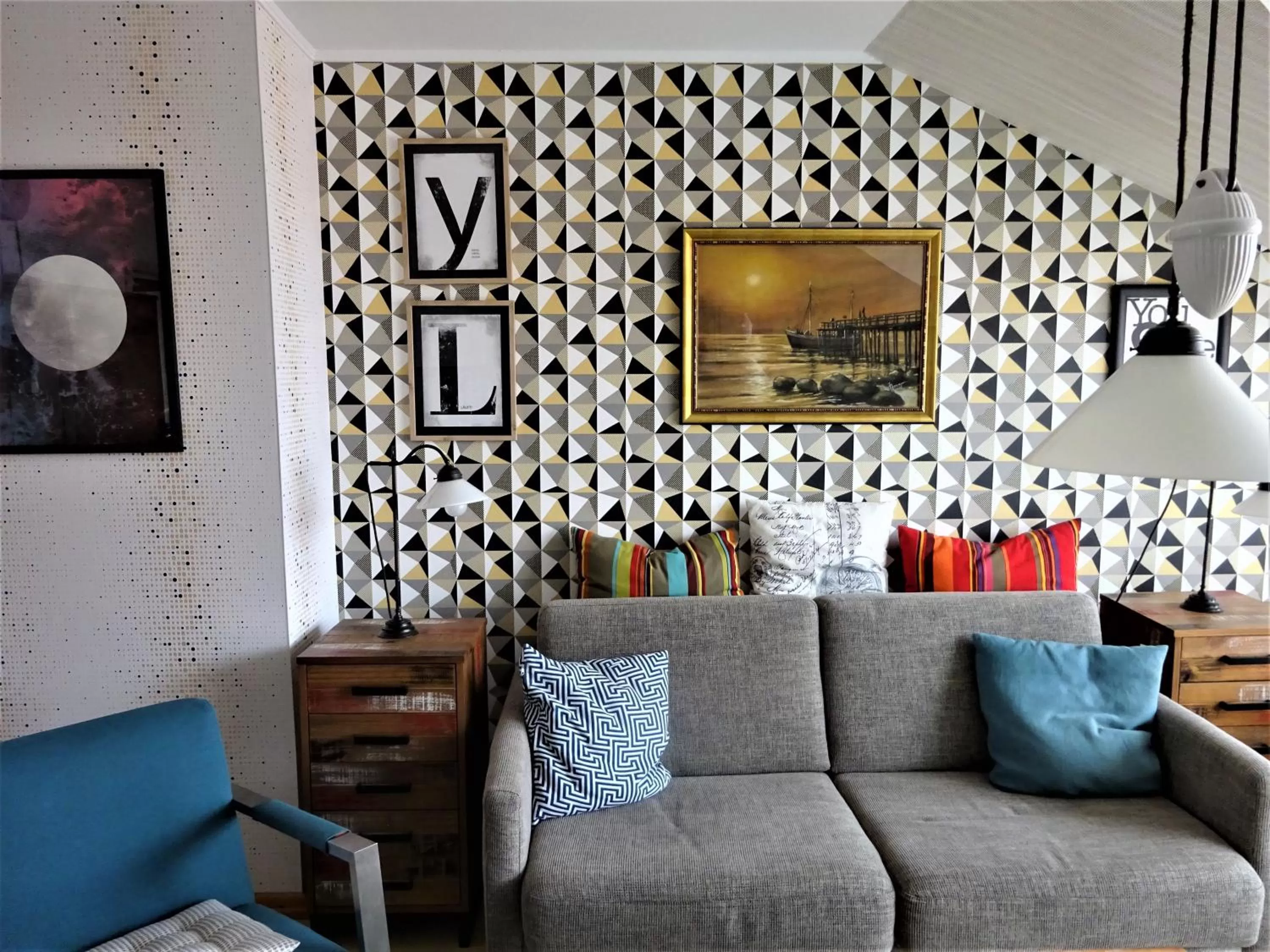 Living room in Hotel Pension Zur Fährbrücke