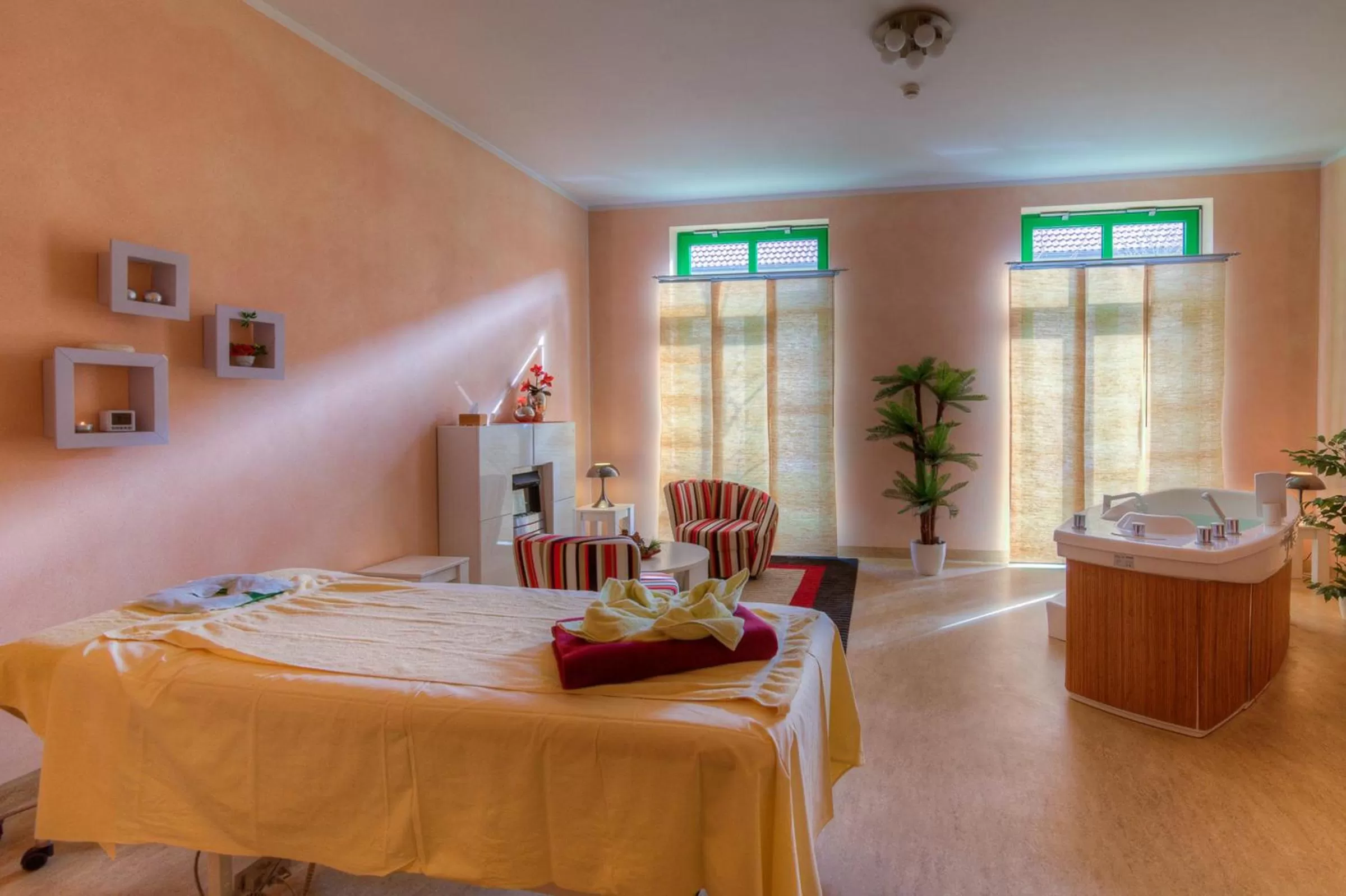 Hot Tub, Bed in Sport- & Vital-Resort Neuer Hennings Hof