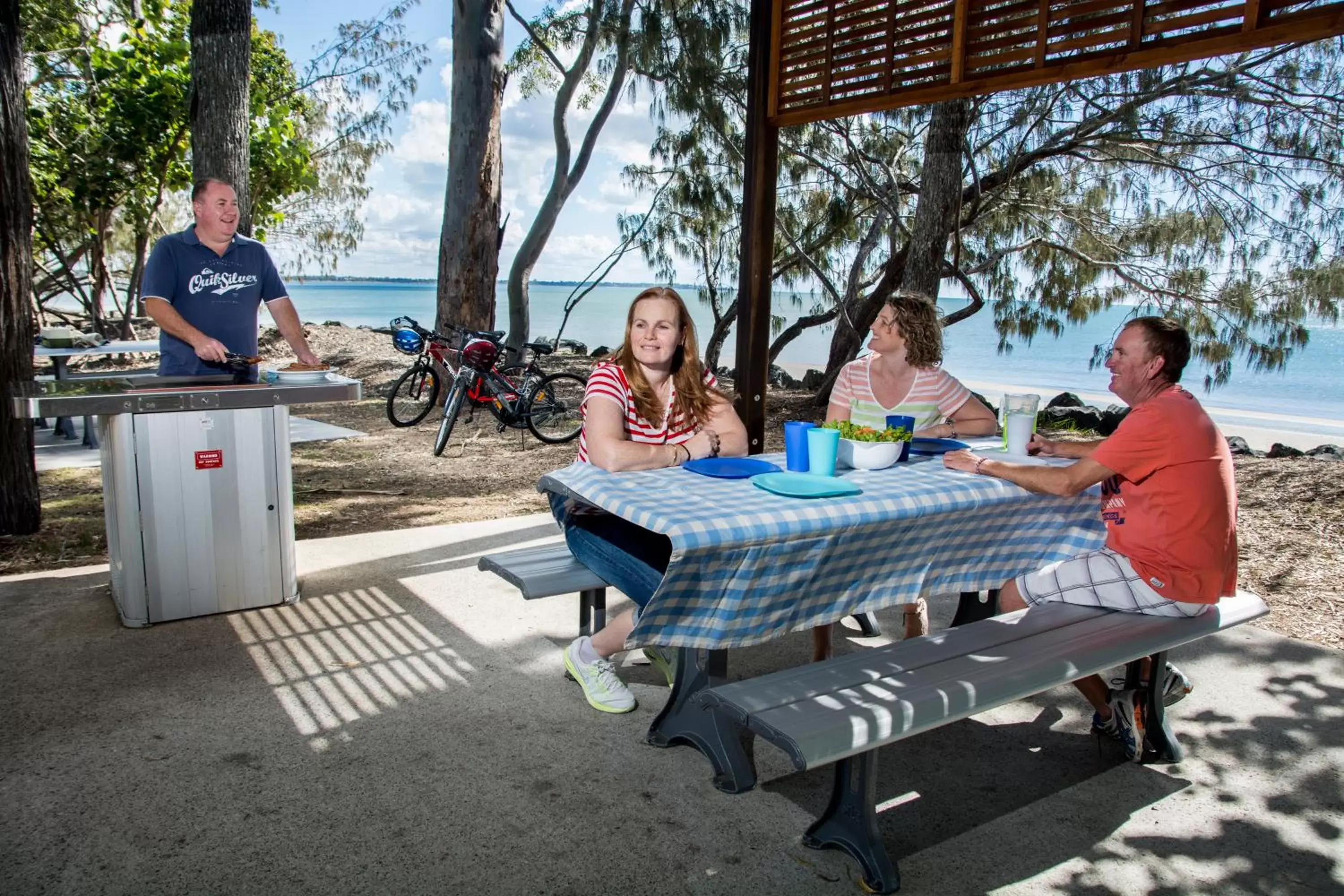 Beach in The Beach Motel Hervey Bay