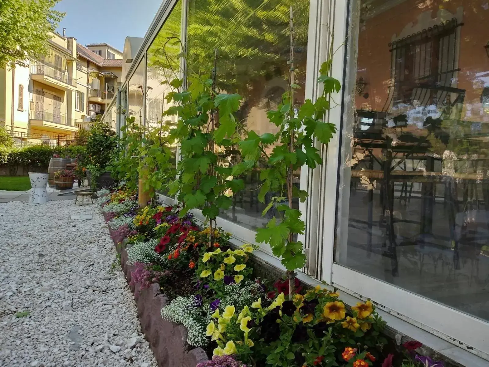 Garden in Ristorante Albergo Corona