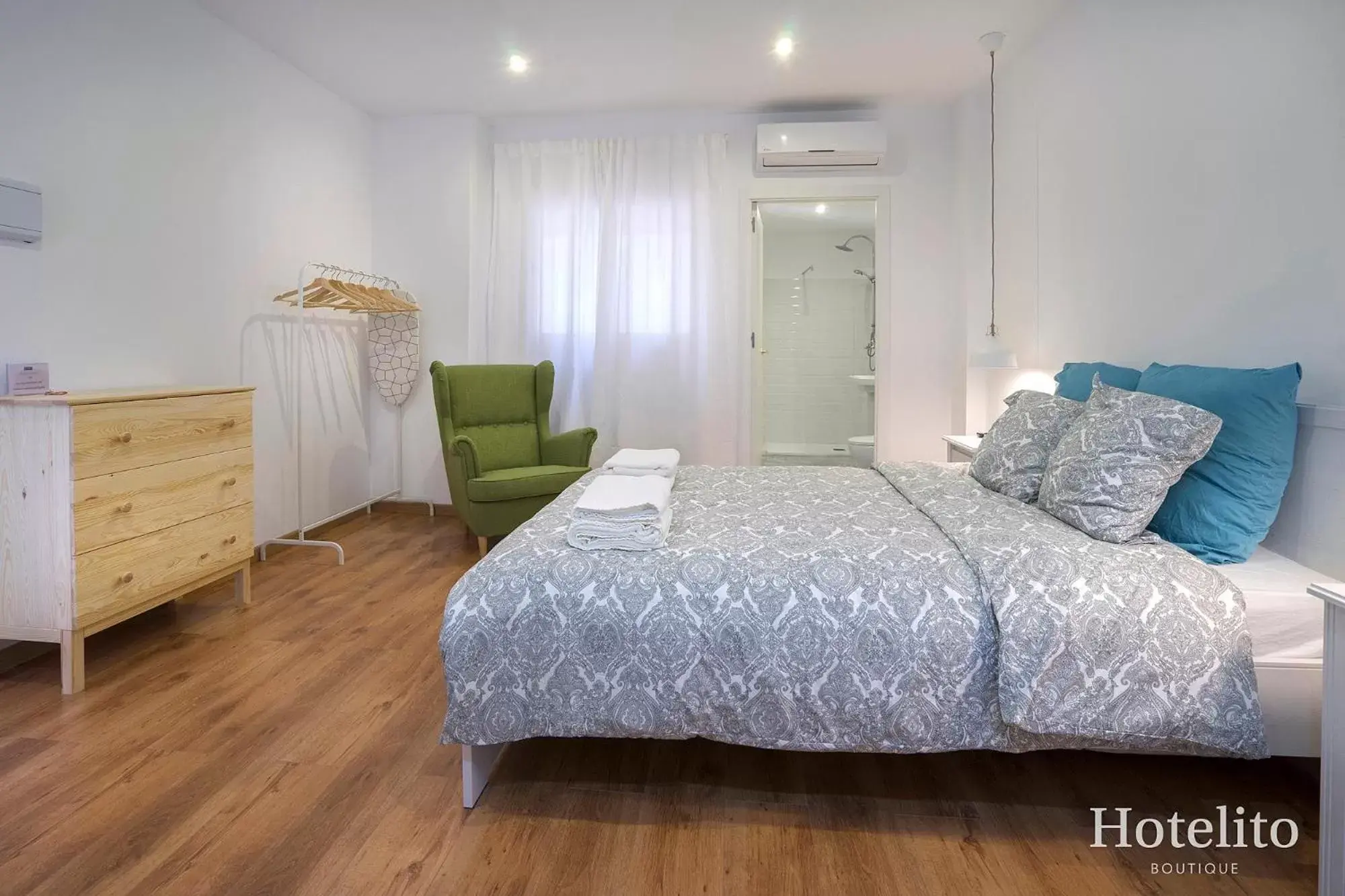 Bed in Hotelito Boutique Camp Nou