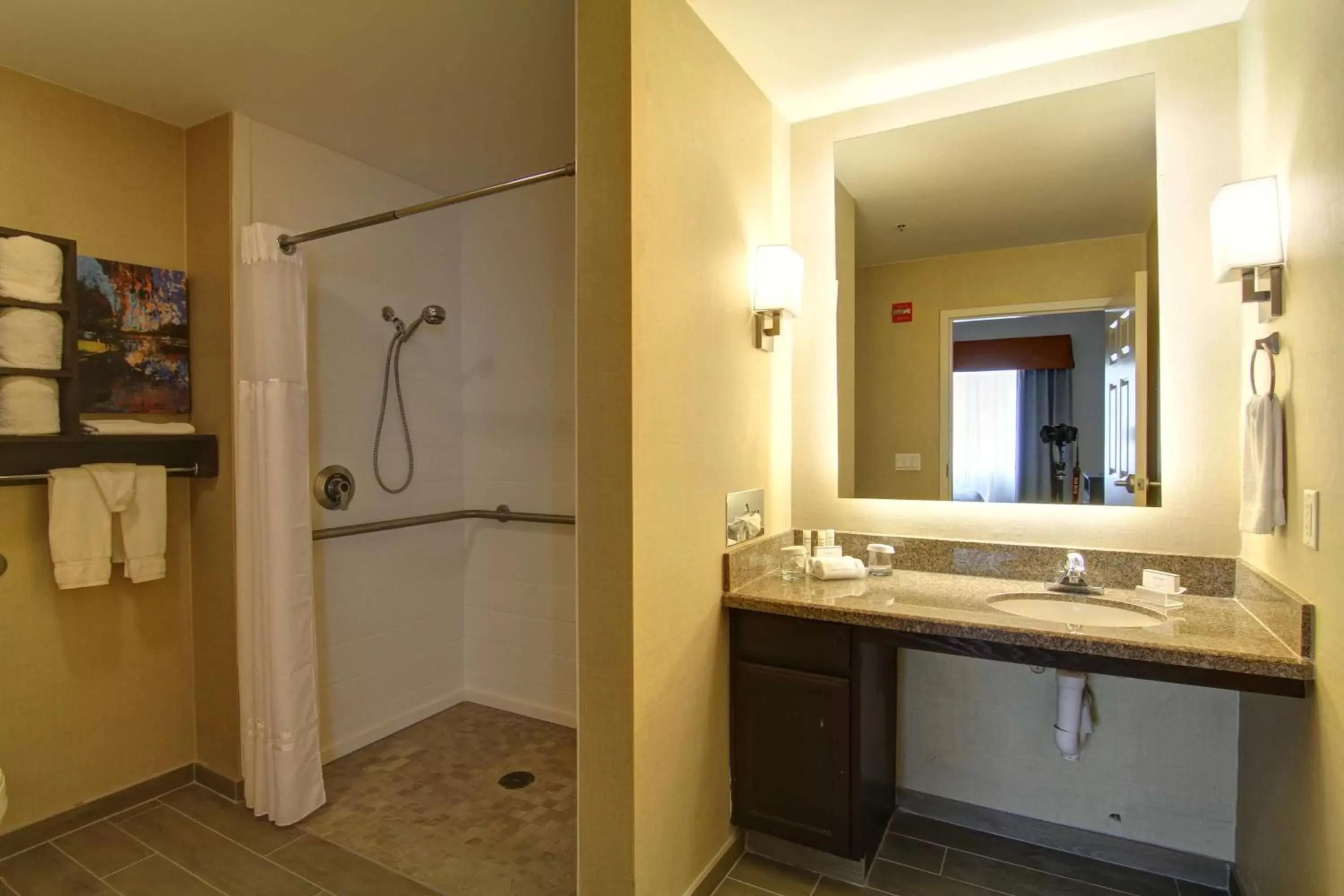 Bathroom in Homewood Suites Houston Kingwood Parc Airport Area Bathroom in Homewood Suites Houston Kingwood Parc Airport Area