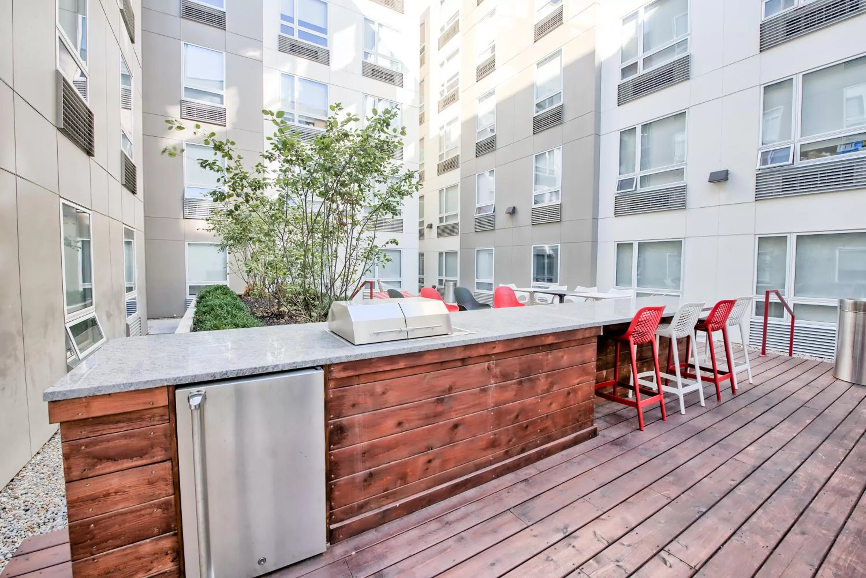 Inner courtyard view in The Urban