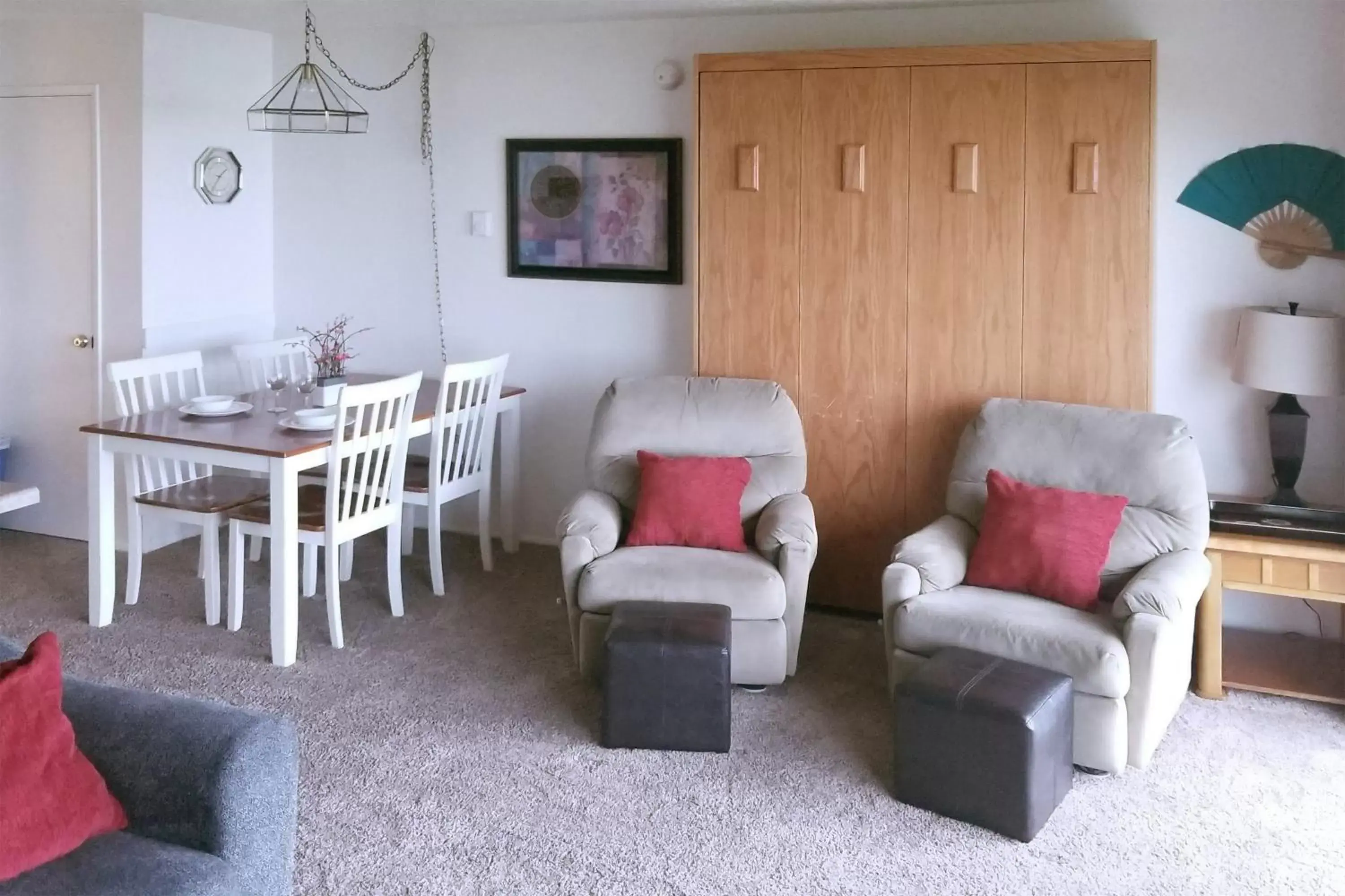 Living room in Ocean Terrace Condominiums