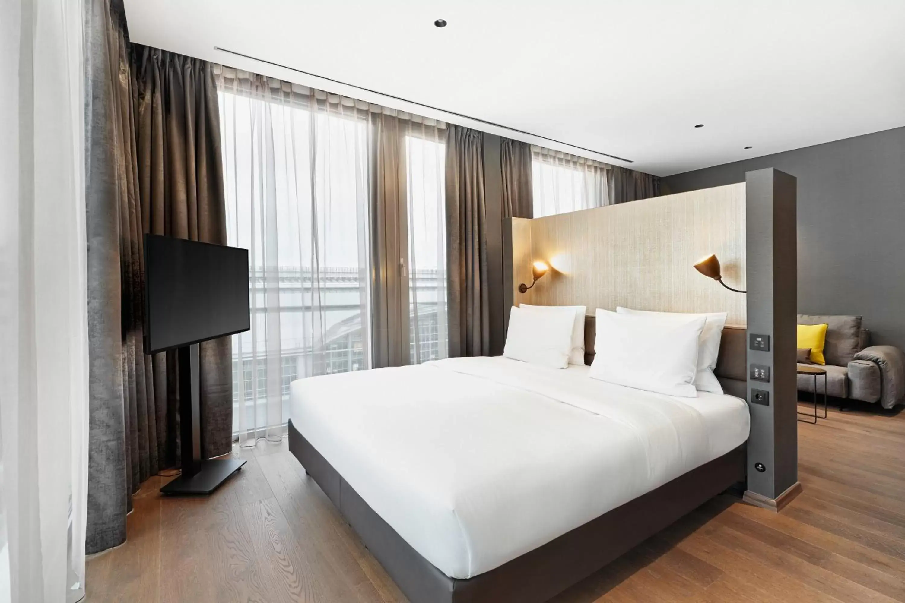 Bedroom, Bed in HYPERION Hotel Leipzig Bedroom, Bed in HYPERION Hotel Leipzig