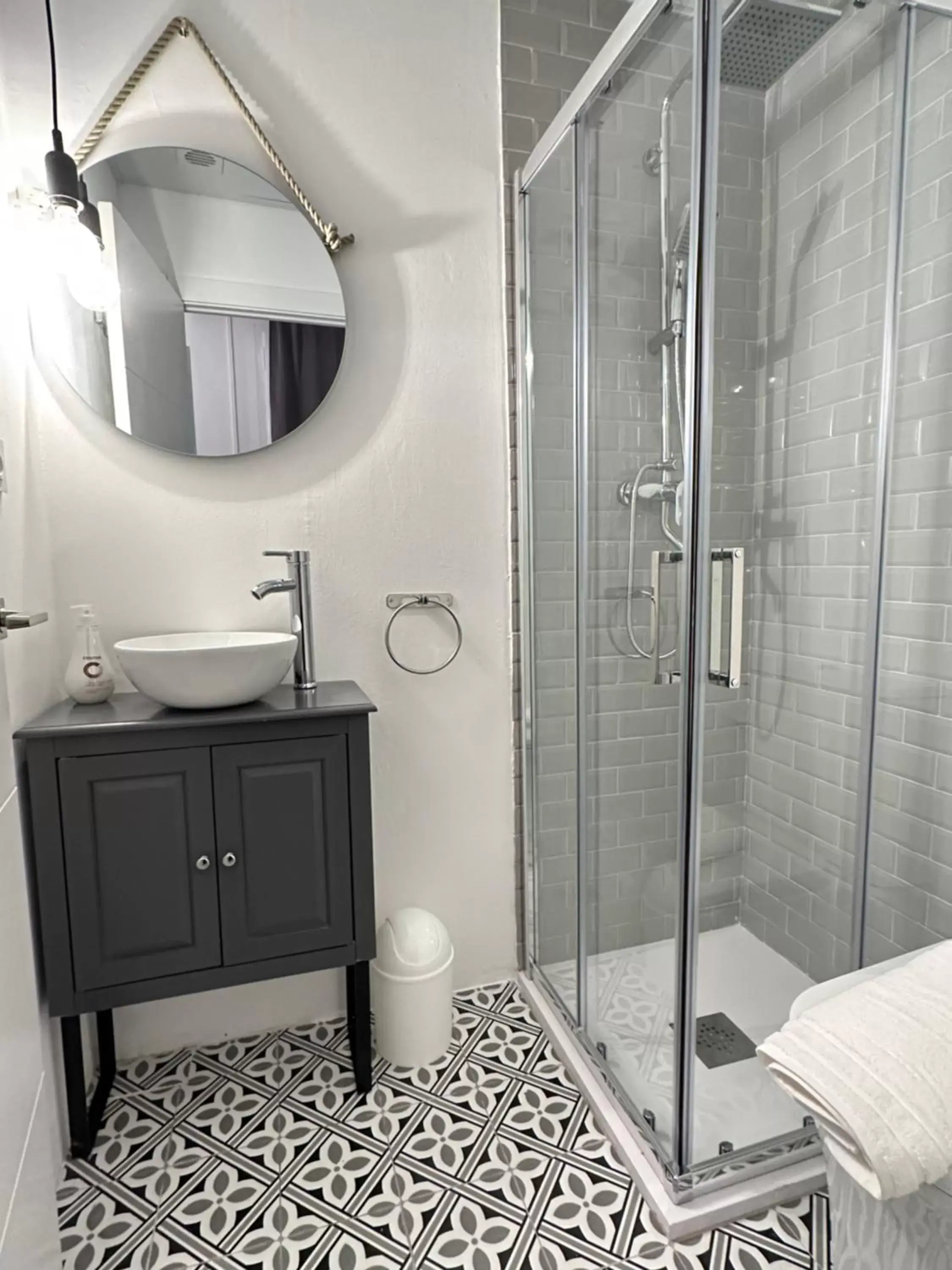 Shower, Bathroom in Siboni Luxury Rooms - Adults Only