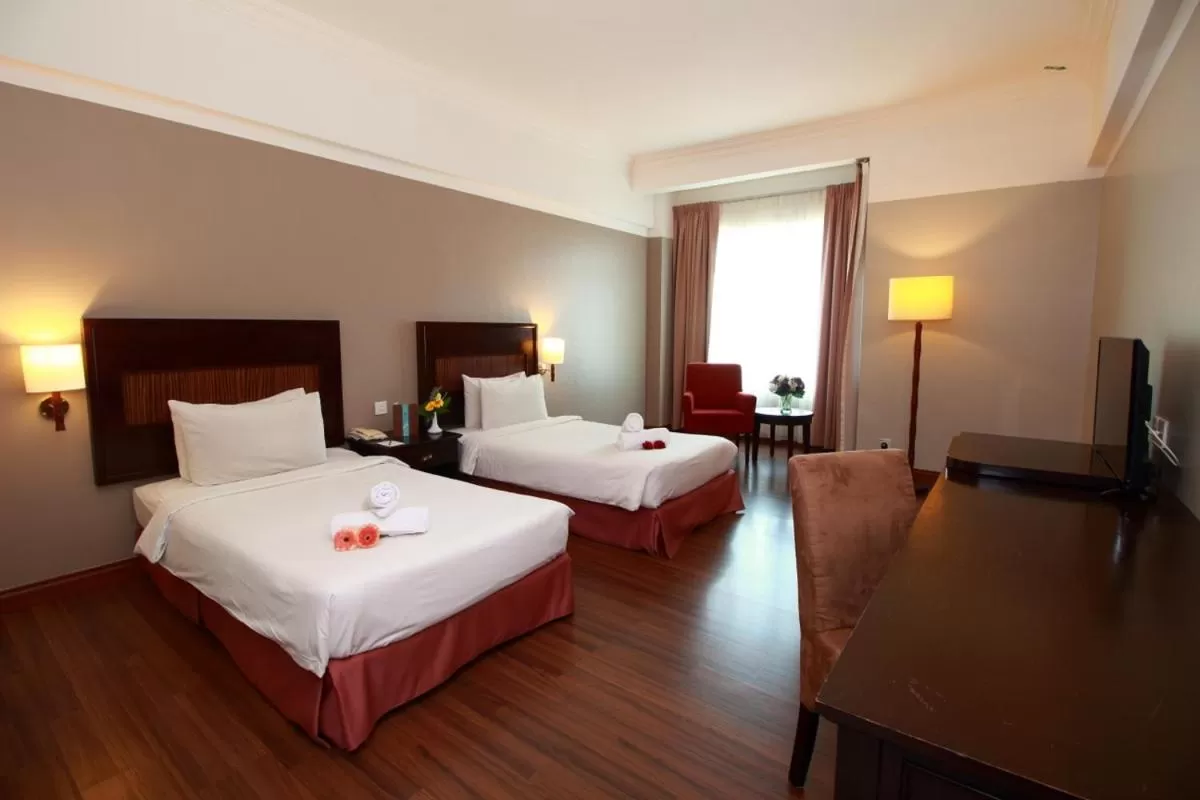 Bed in Grand Kampar Hotel