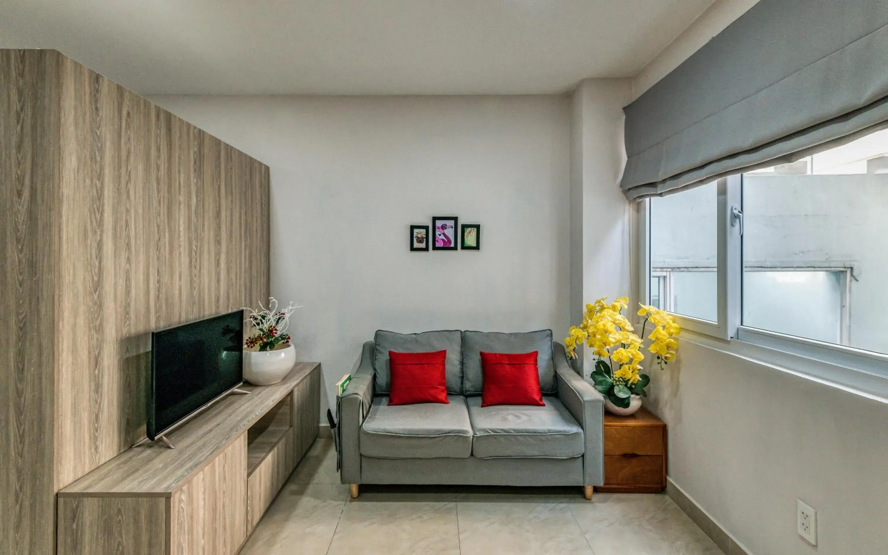 Living room, Seating Area in Cherry Hotel and Apartment