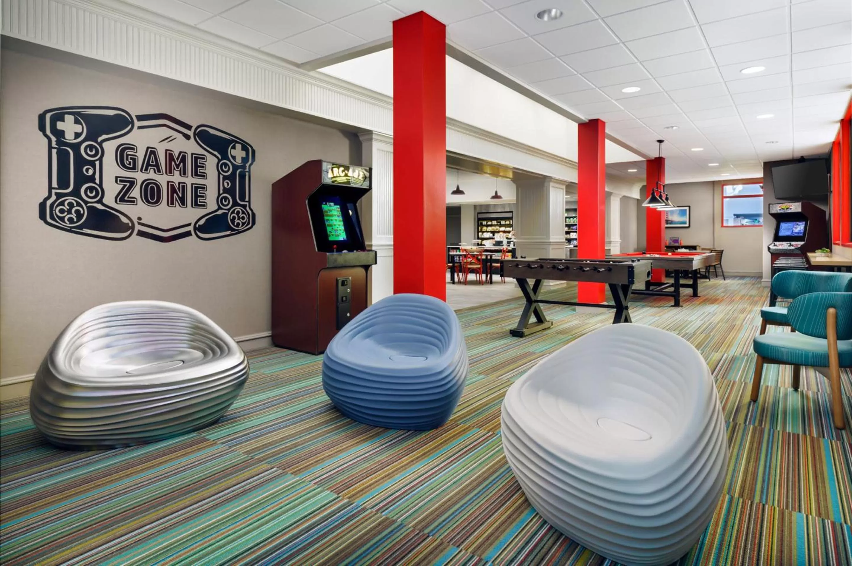 Game Room in Hotel Caza