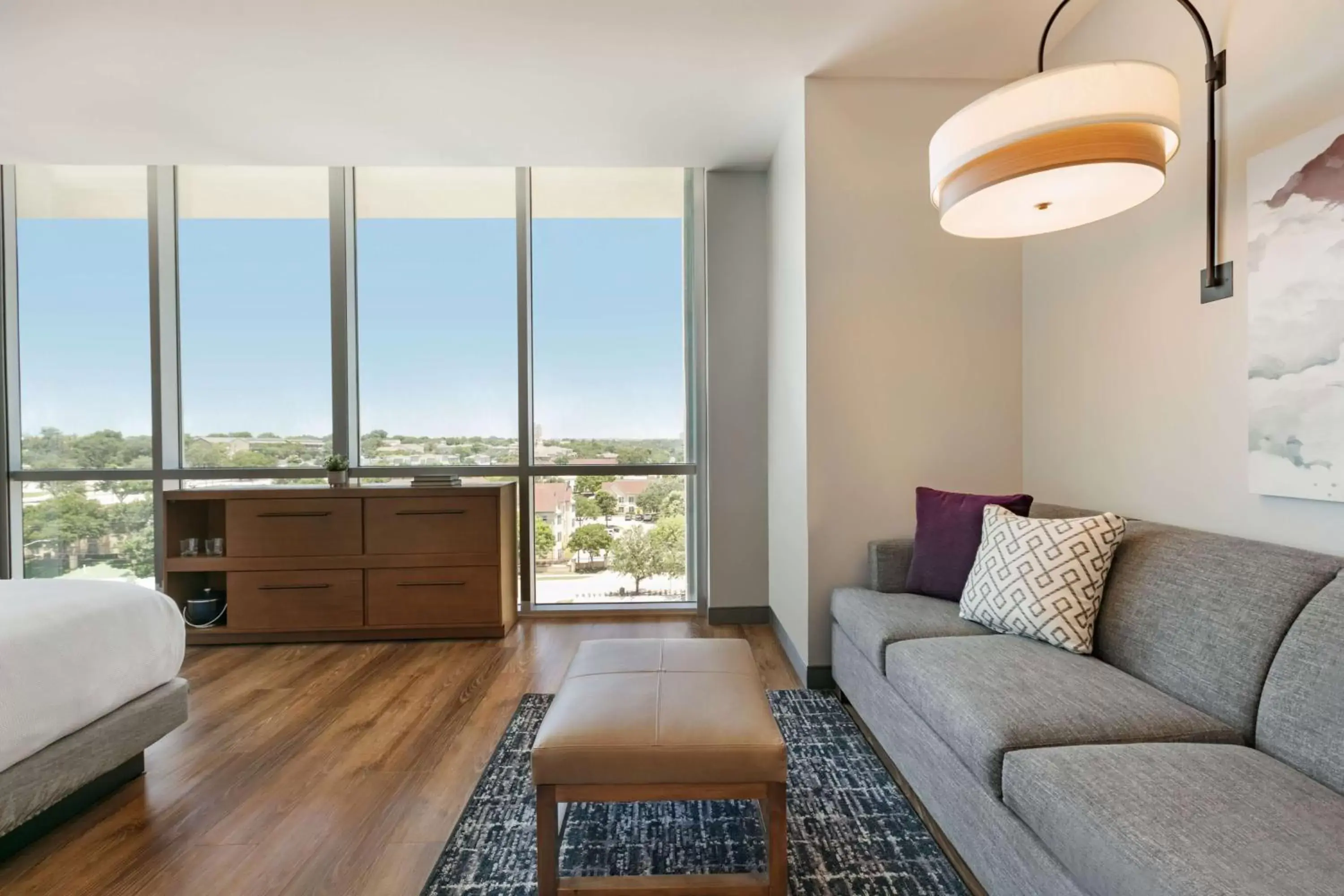 View (from property/room), Seating Area in Hyatt Place Fort Worth/TCU