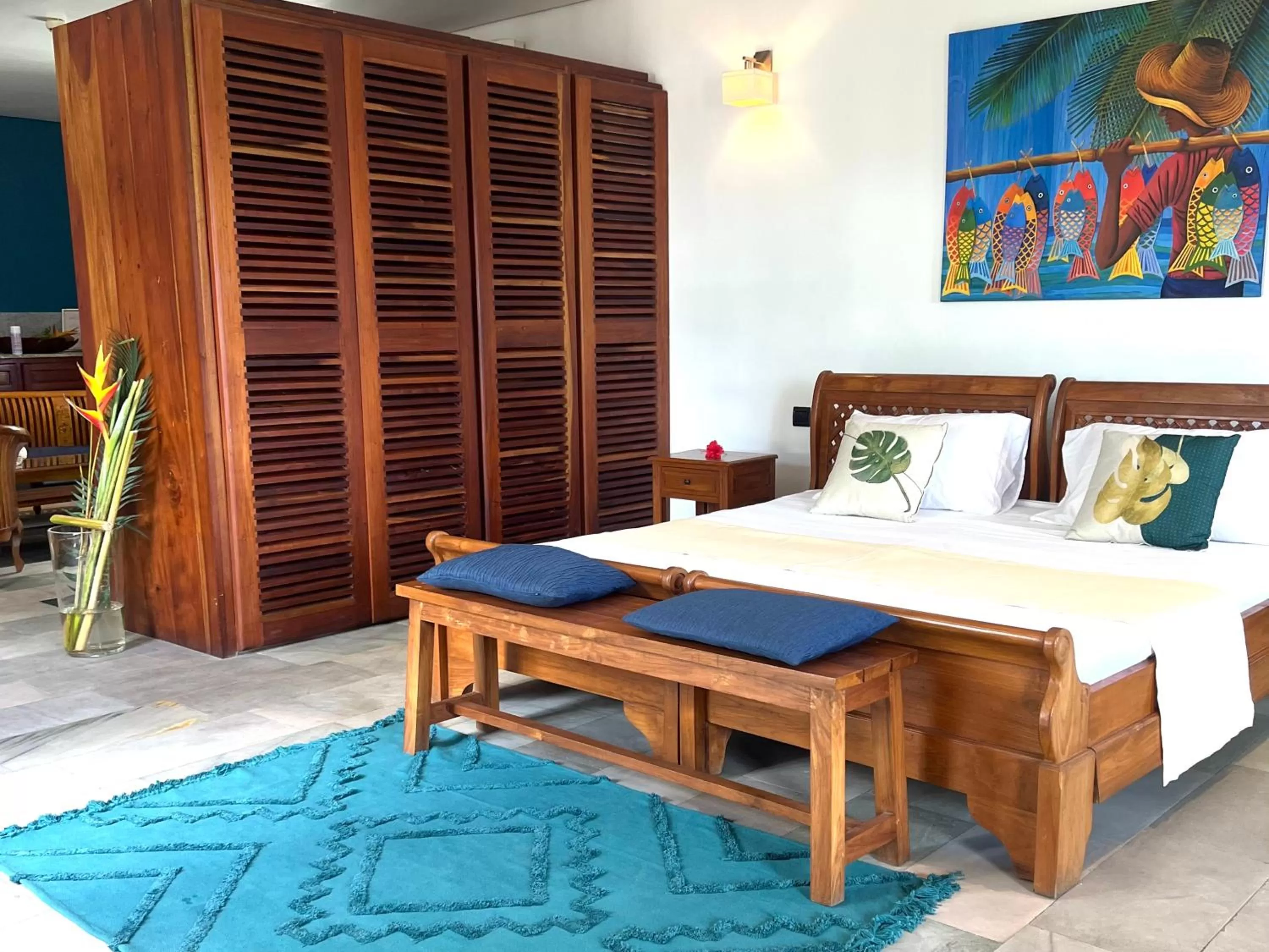 Bed in Hilltop Boutique Hotel