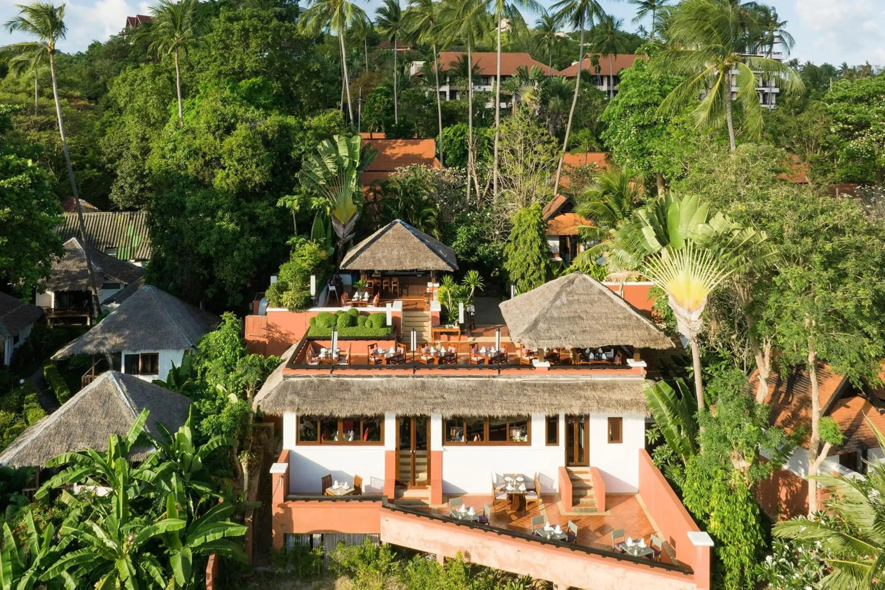 Restaurant/places to eat, Bird's-eye View in Renaissance Koh Samui Resort & Spa