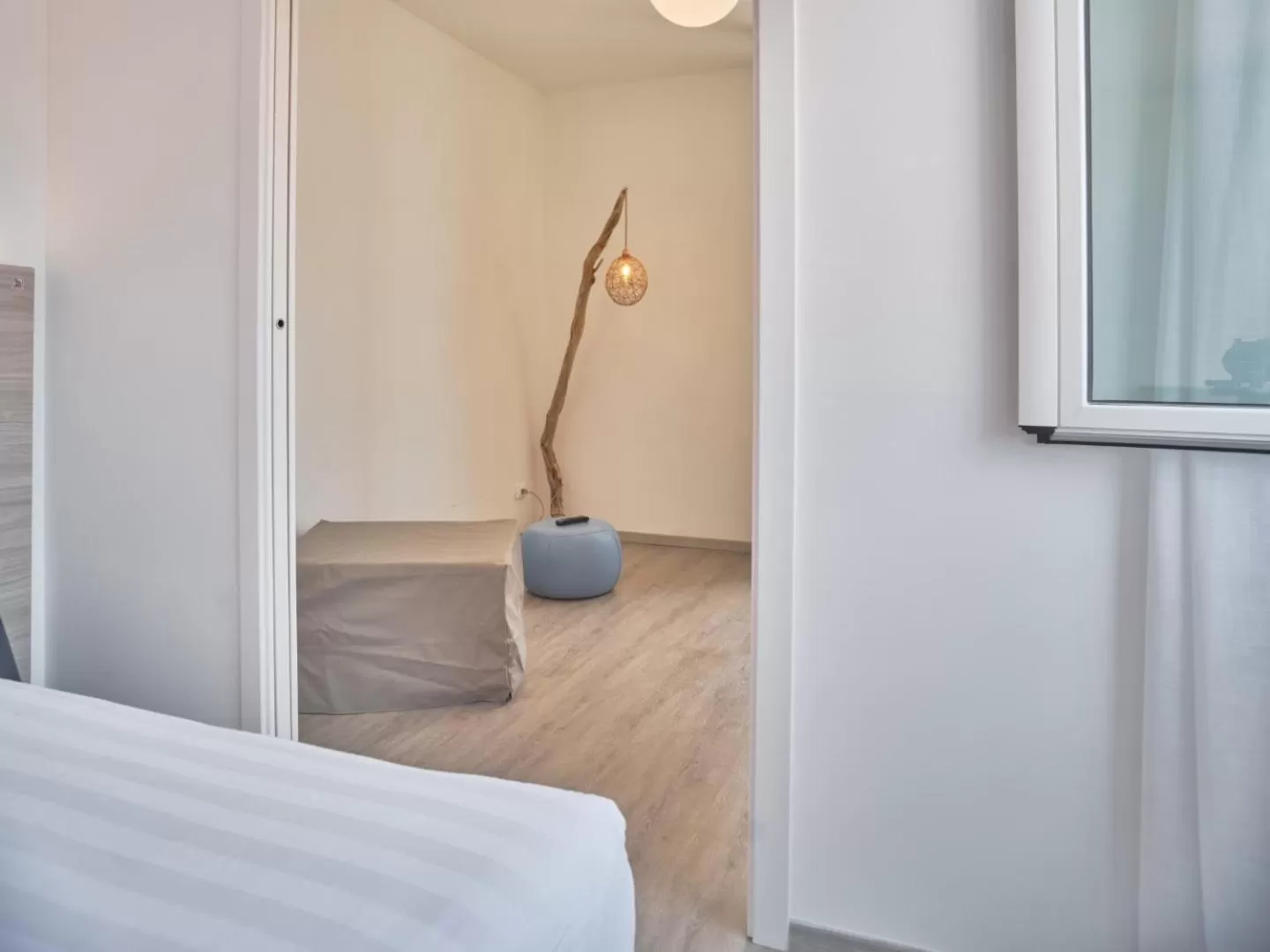 Living room, Bed in Hotel Medusa