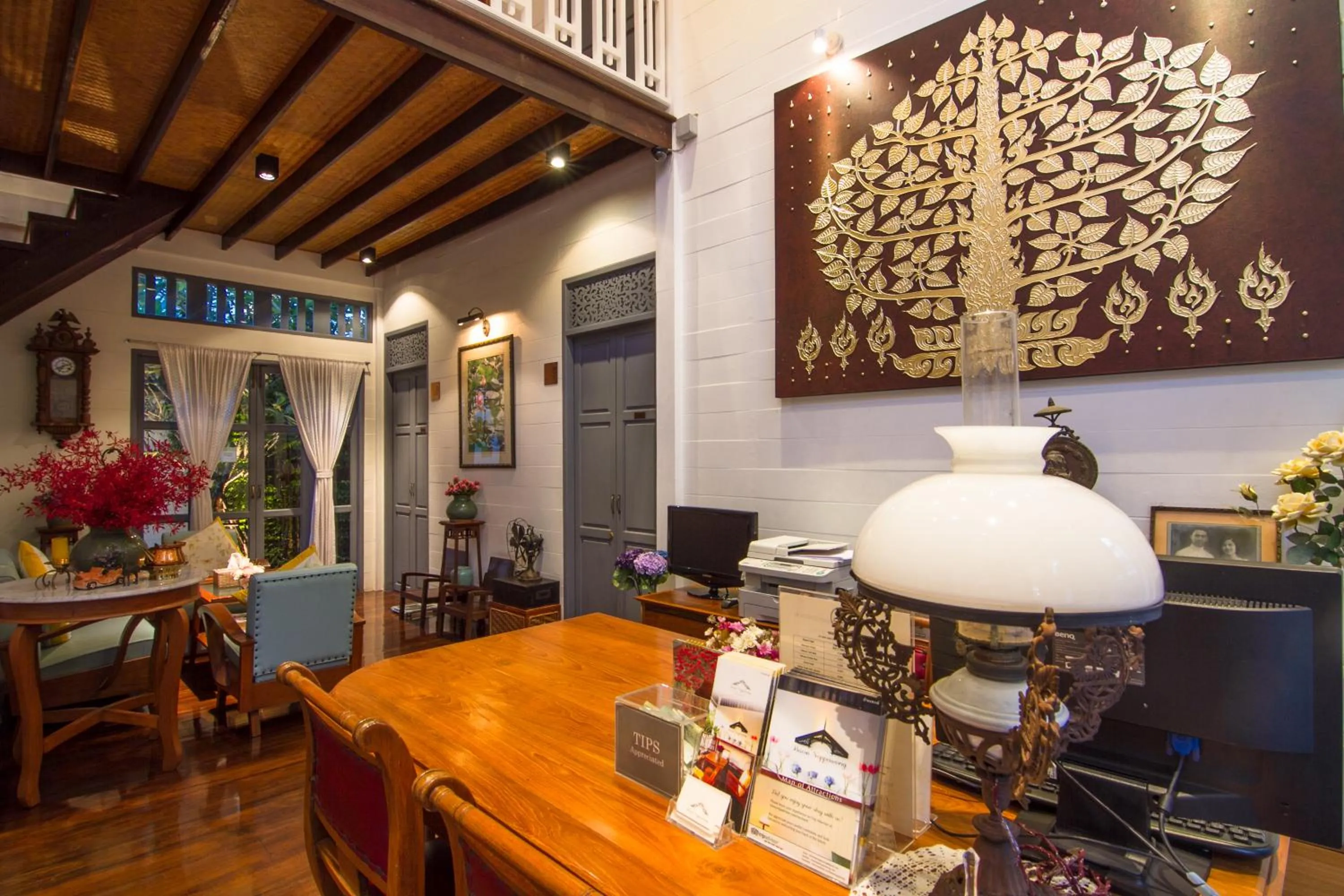 Lobby or reception in Baan Noppawong