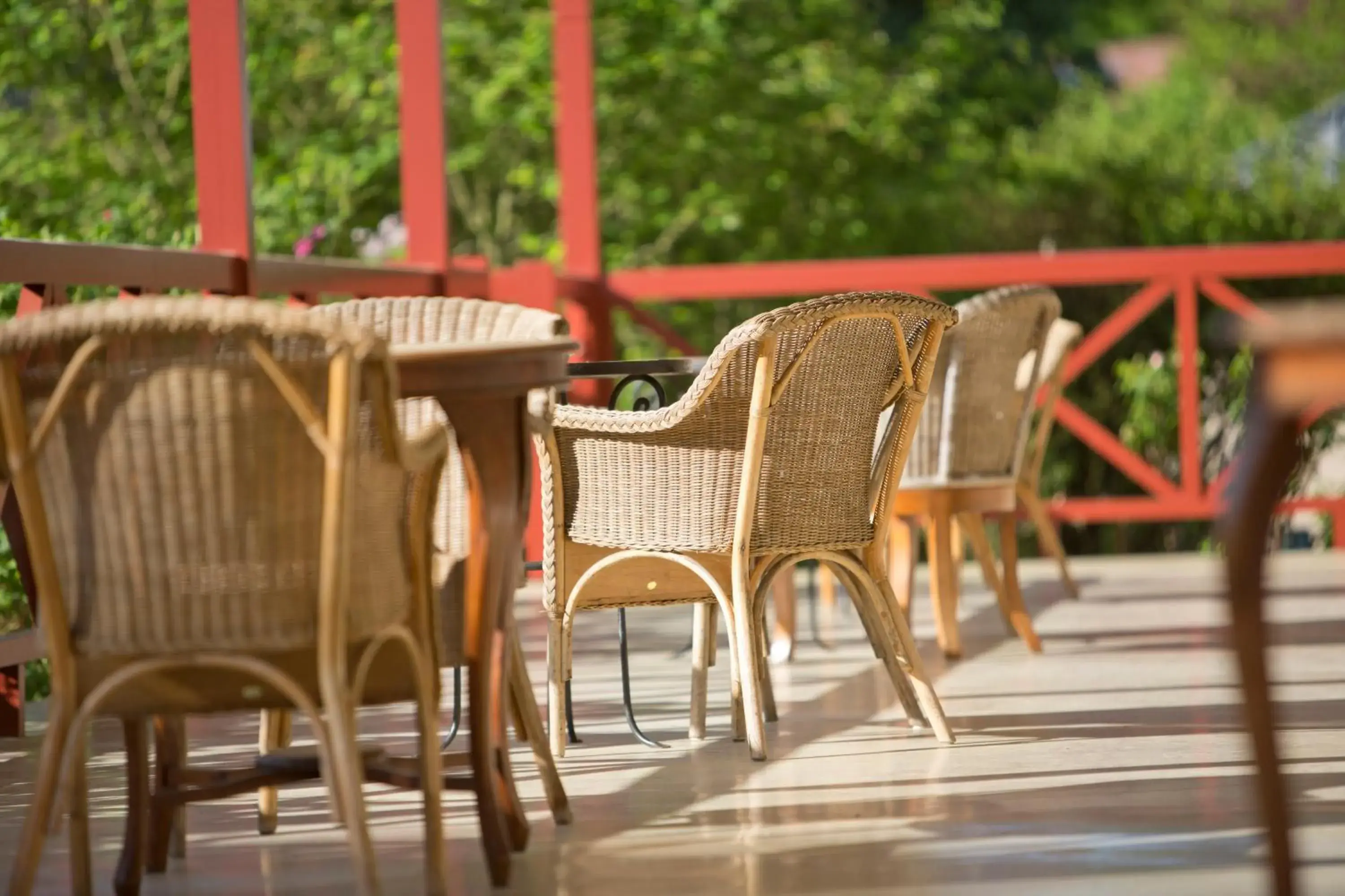 Balcony/Terrace in Logis Les Loges du Parc