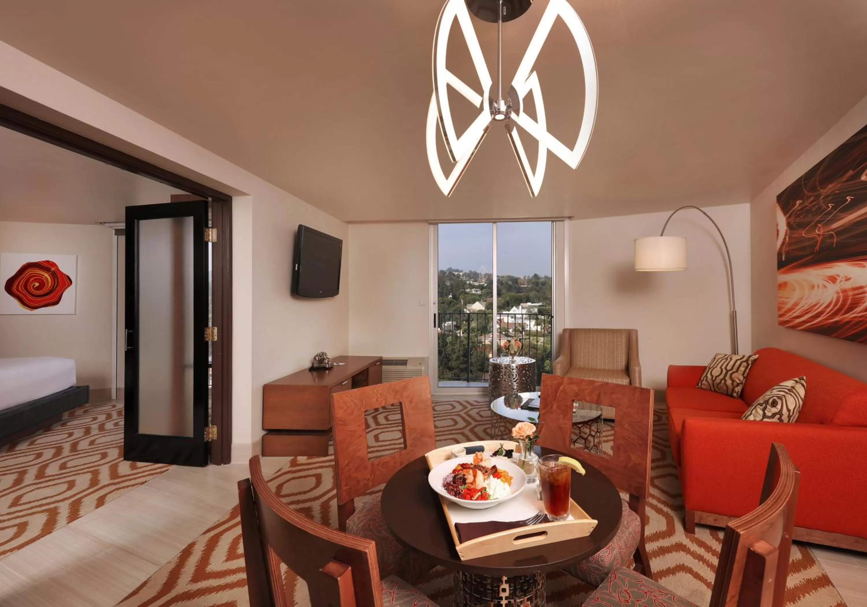 Living room, Bed in Hotel Angeleno