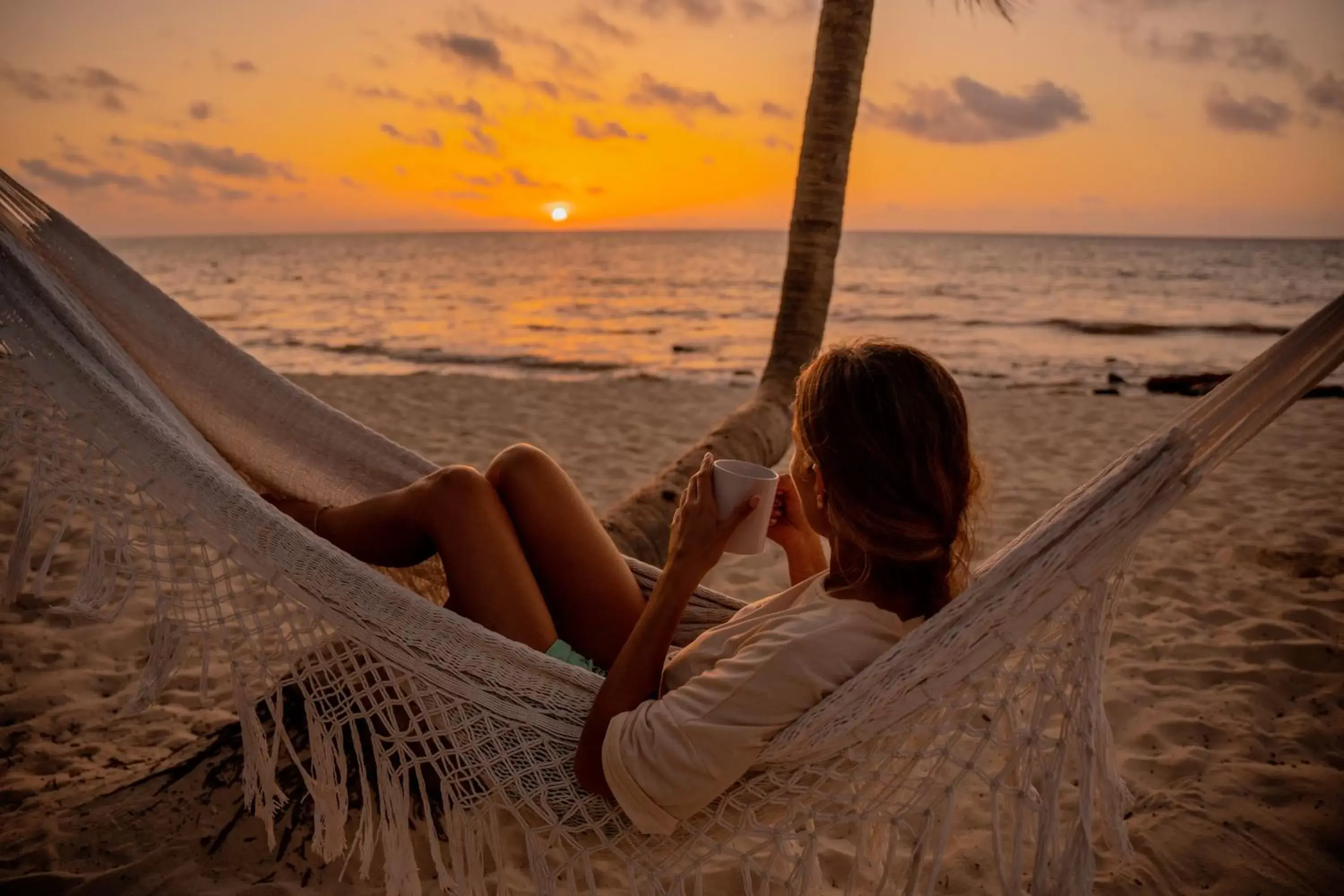 Beach, Sunrise/Sunset in Petit Lafitte Beach Front Hotel & Bungalows