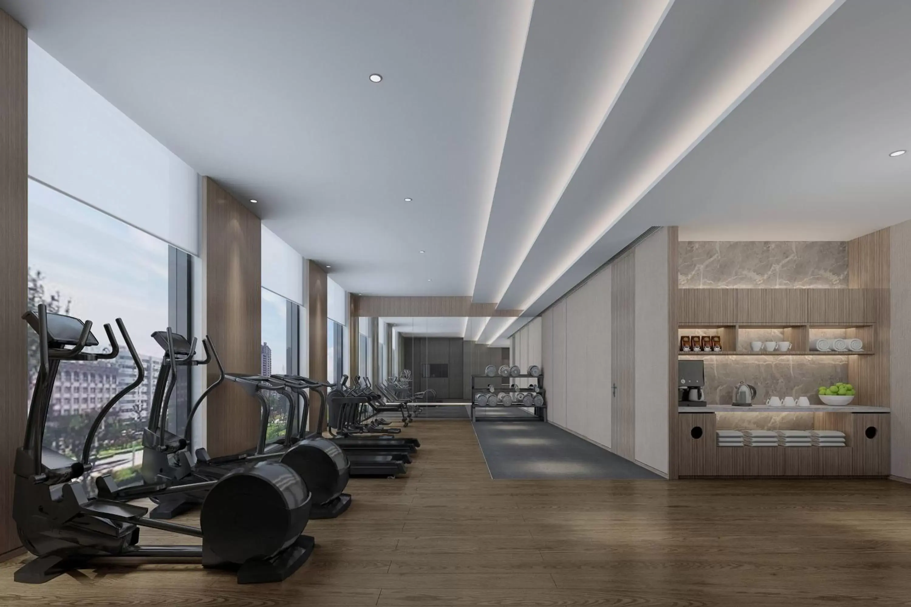 Fitness centre/facilities, Fitness Center/Facilities in Courtyard by Marriott Amritsar