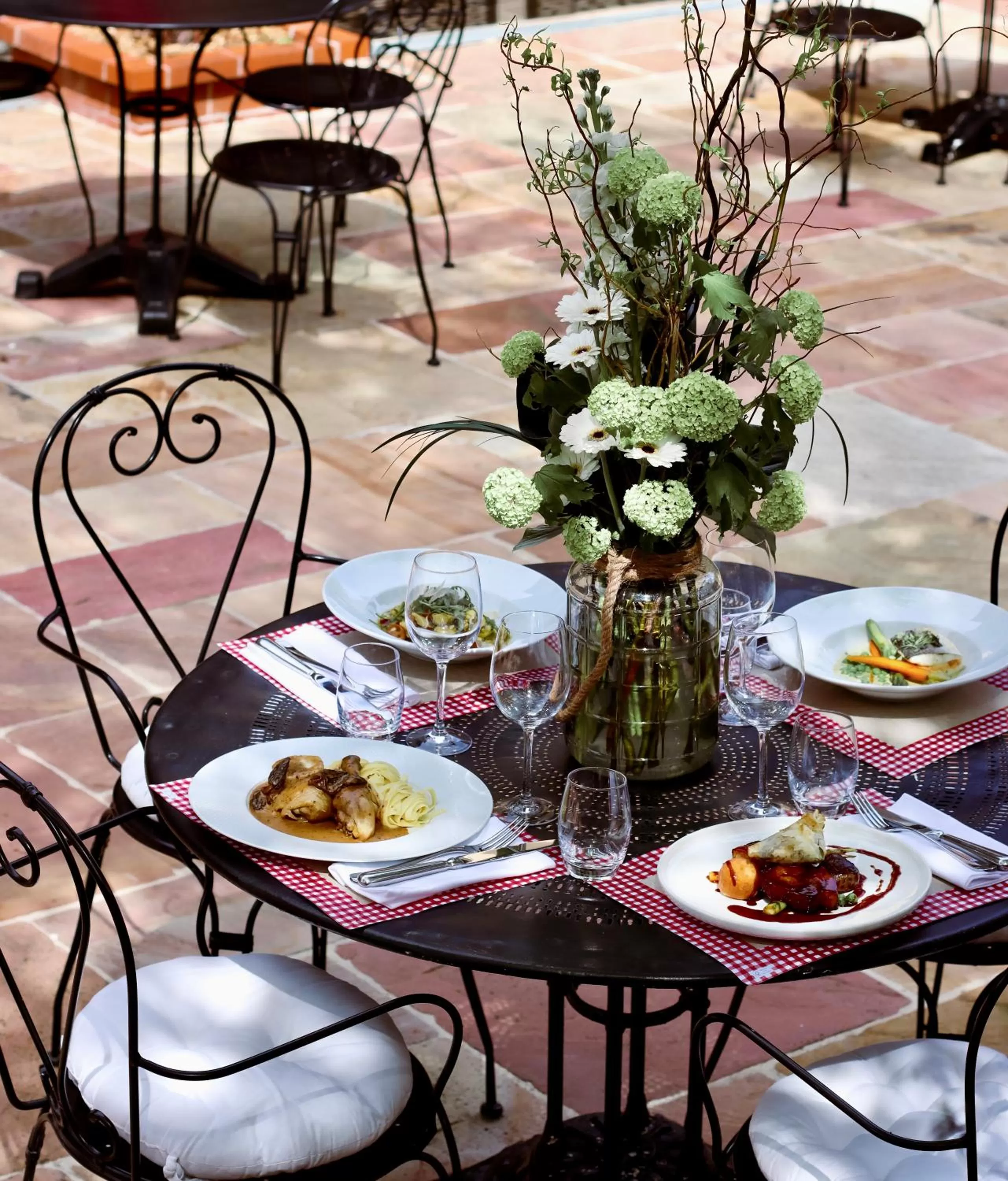 Patio in La Verniaz et ses Chalets