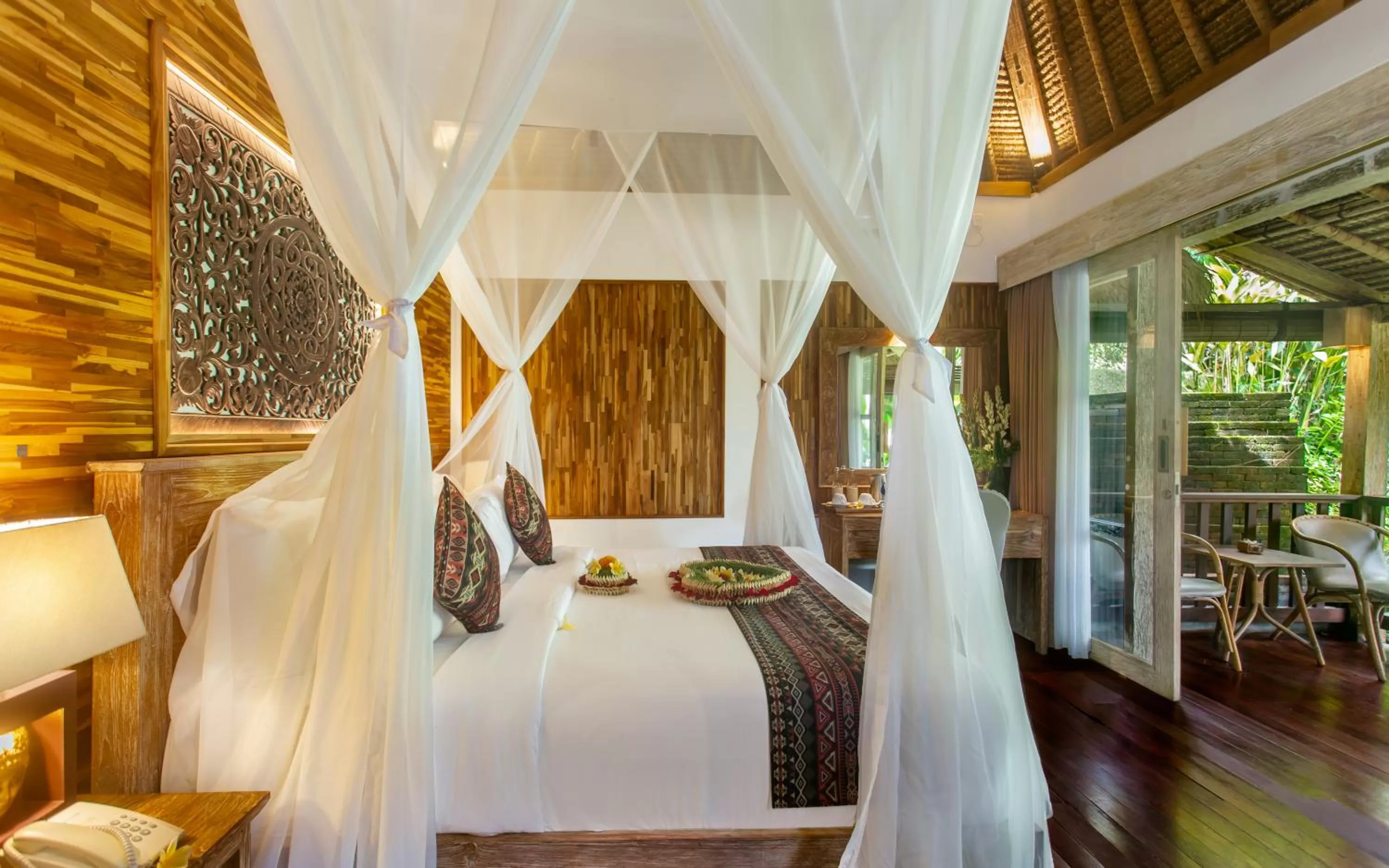 Bed in Manah Shanti Suites by GenuineHost