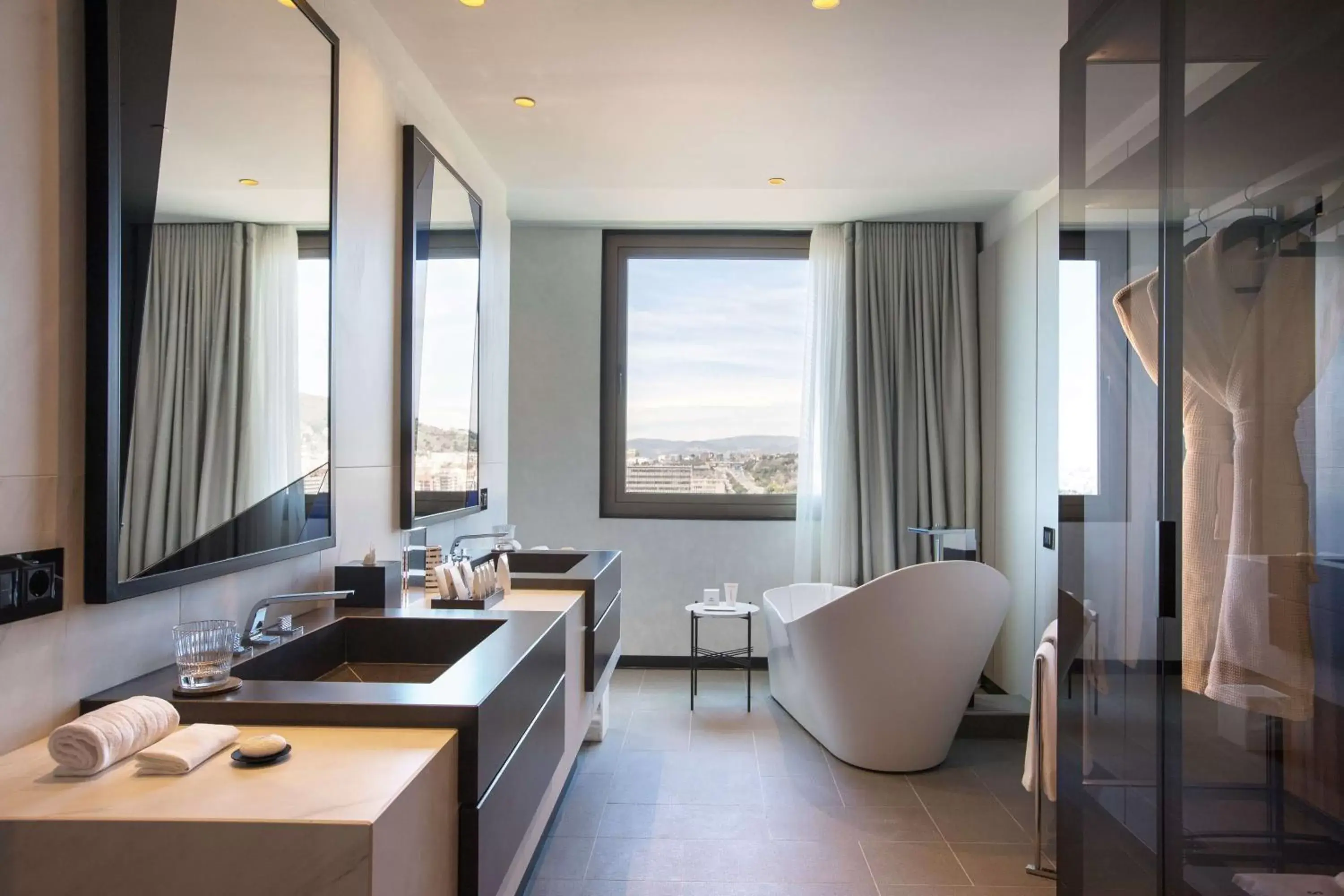 Bathroom in Hotel SOFIA Barcelona, in The Unbound Collection by Hyatt