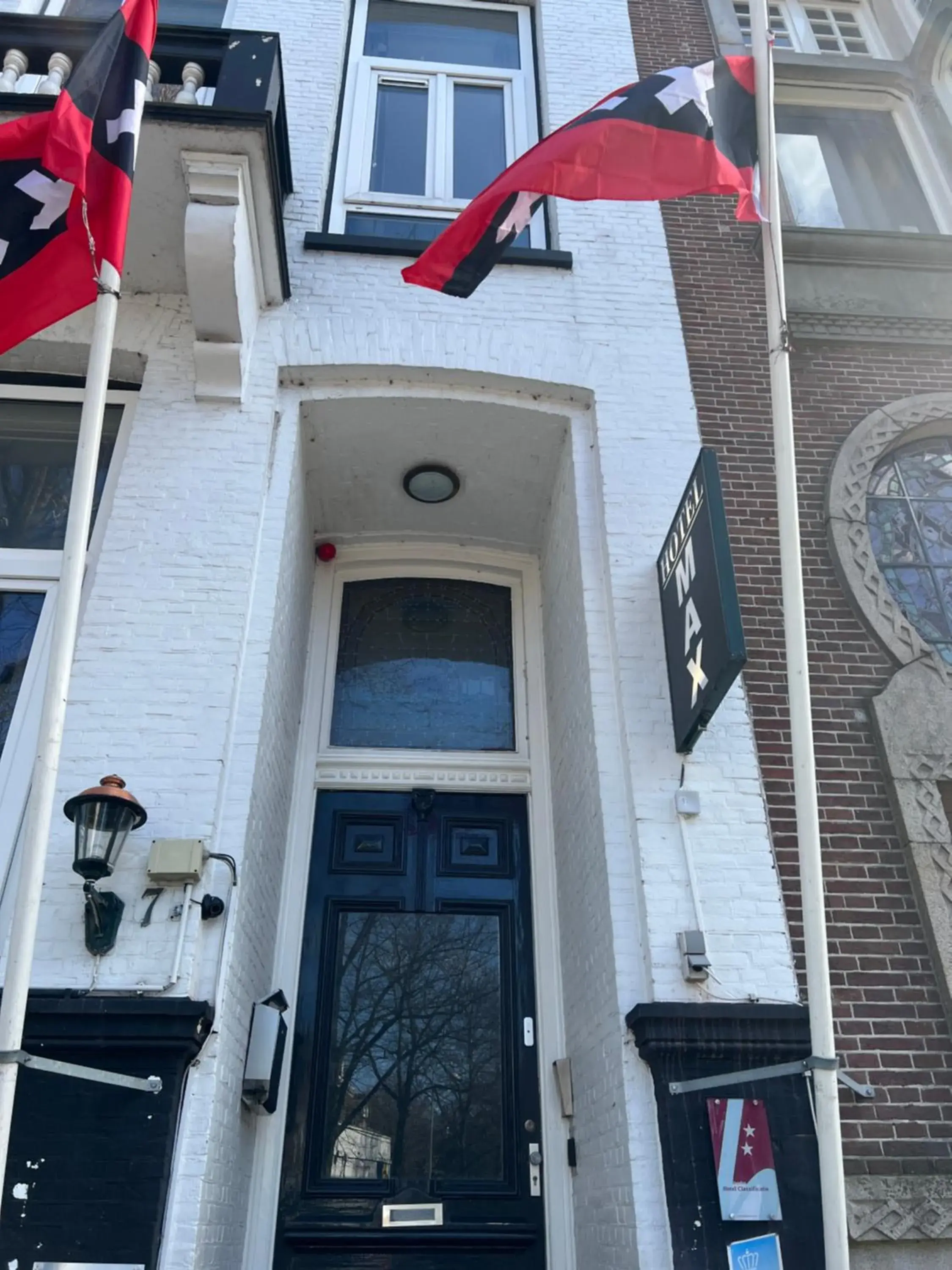 Facade/entrance in MAX Hotel Amsterdam