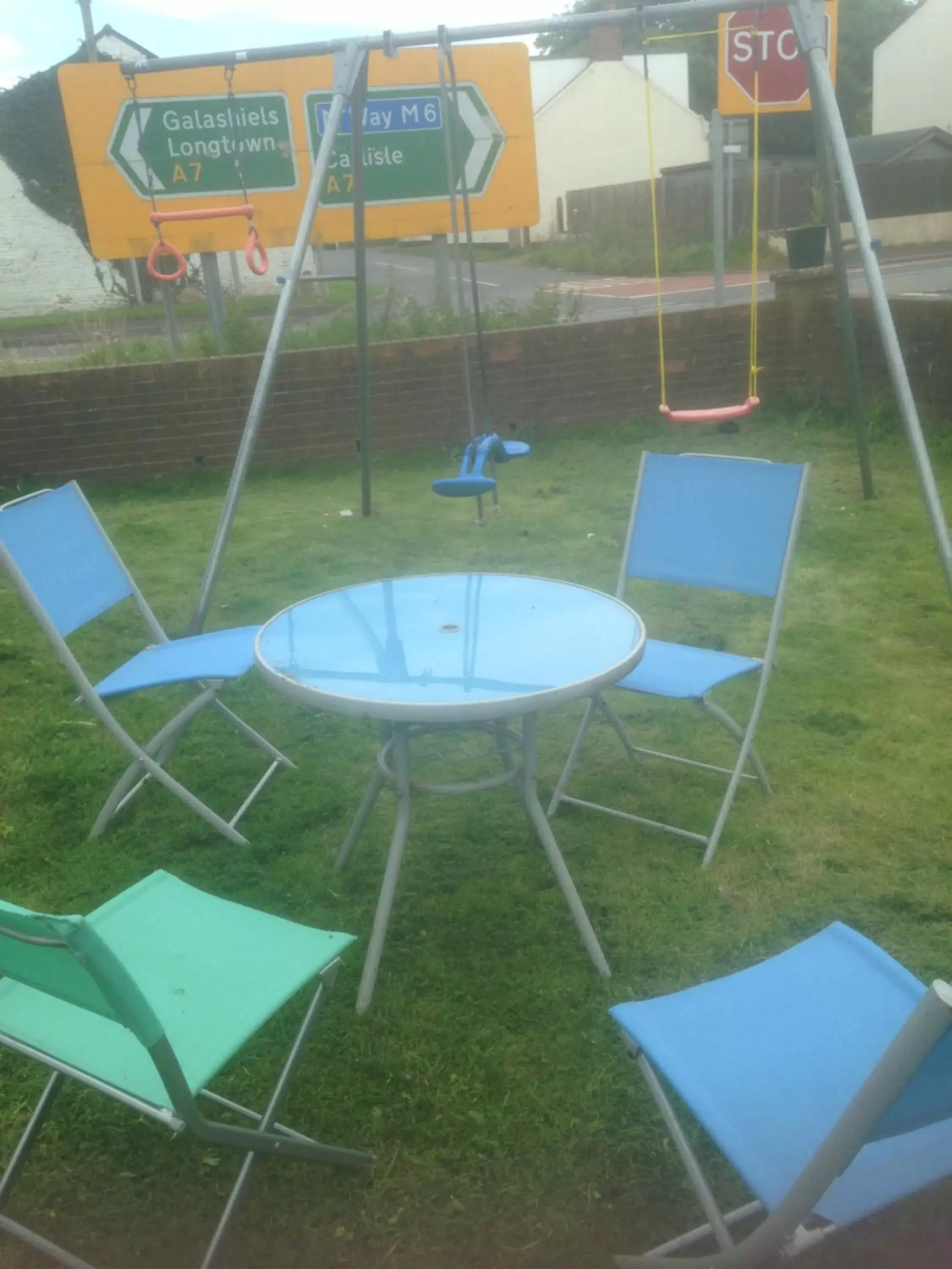 Garden, Children's Play Area in Lynebank House Hotel, Bed & Breakfast