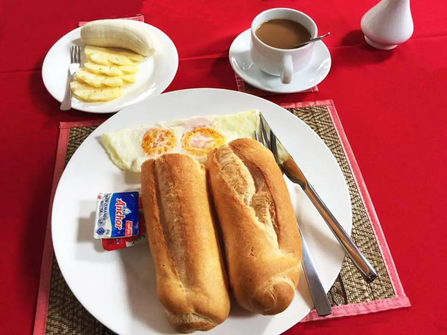 American breakfast, Breakfast in Bou Savy Villa