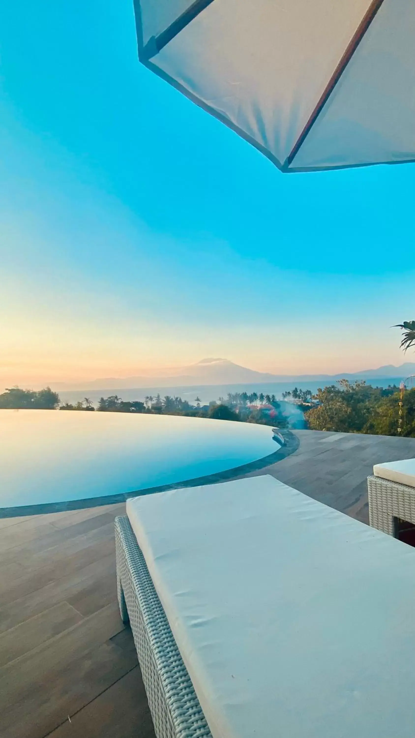 Pool view in The Kama Pool view in The Kama