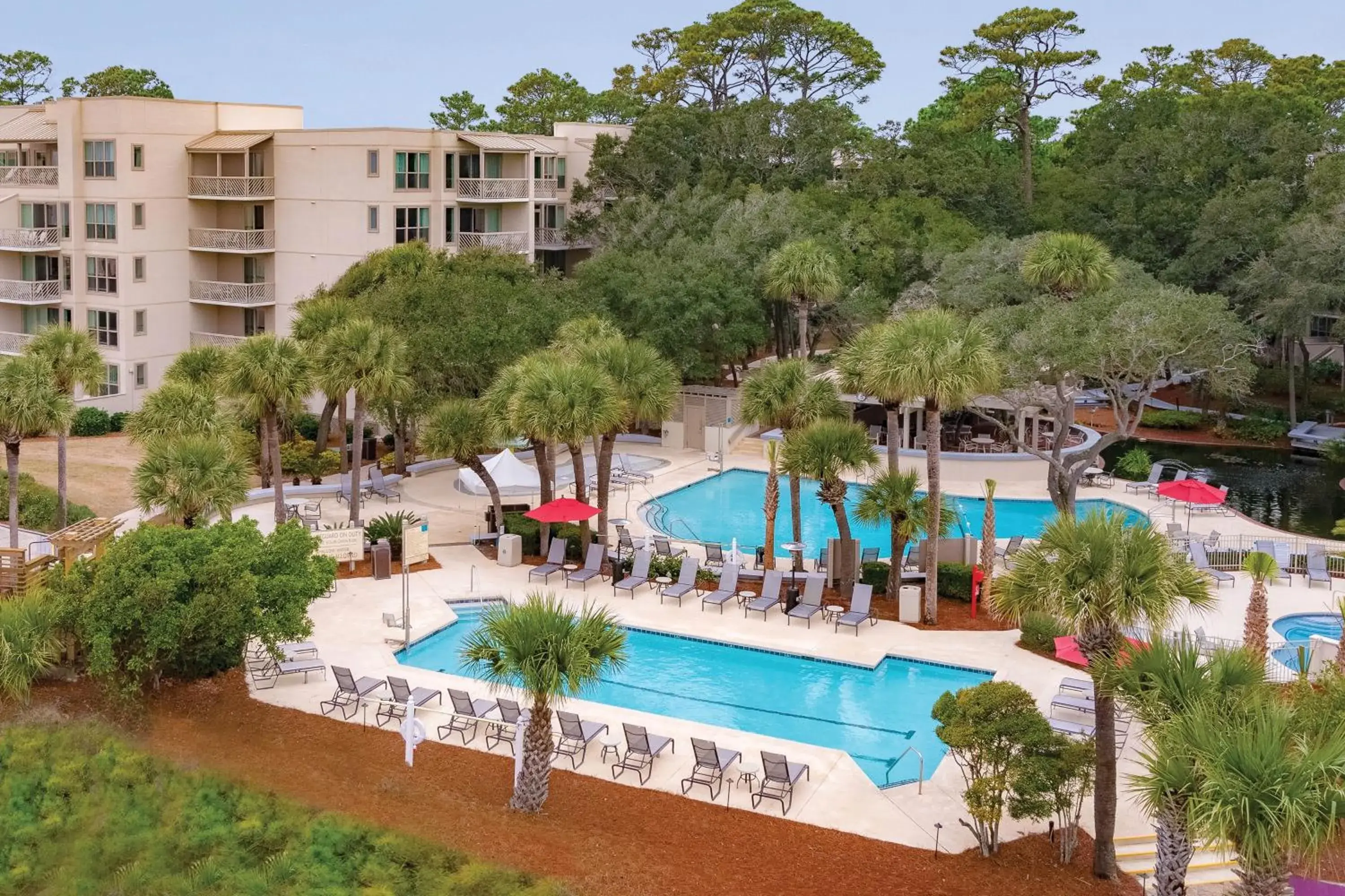 Property building, Pool View in Marriott's Monarch at Sea Pines