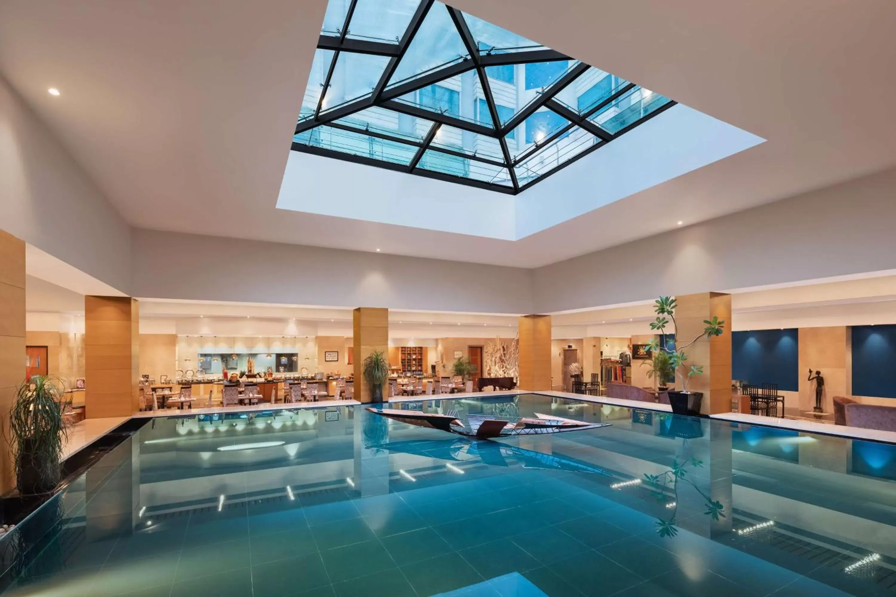 Lobby or reception, Swimming Pool in Radisson Blu Hotel Ranchi