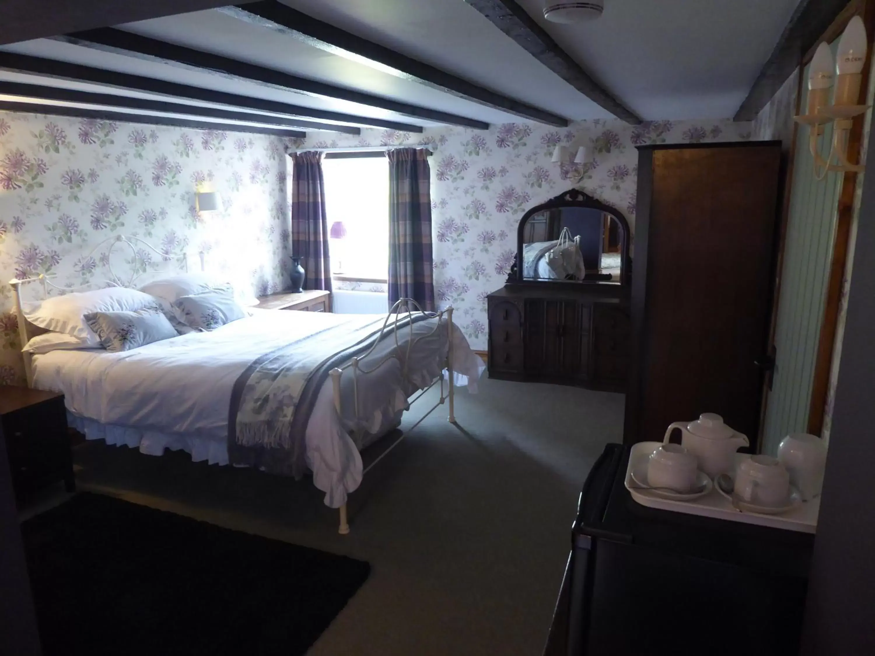 Bedroom, Bed in Tafarn y Waen -Guesthouse Bed and Breakfast