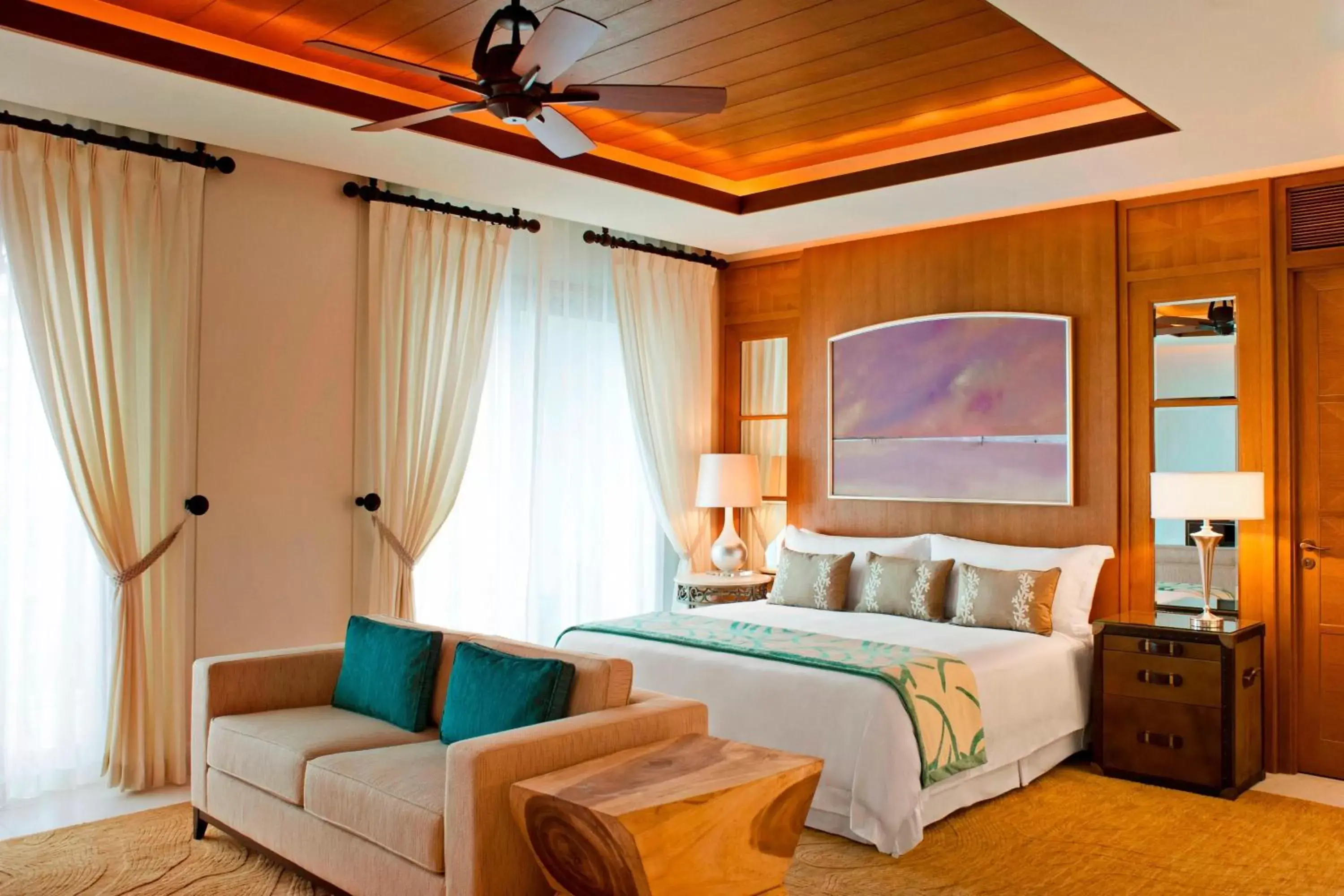 Living room, Bed in The St. Regis Saadiyat Island Resort, Abu Dhabi